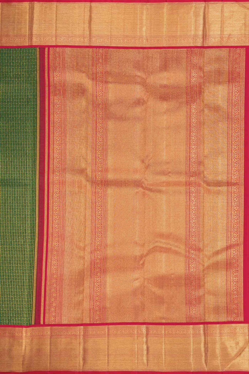Green Dual Tone Kanchipuram Silk Saree