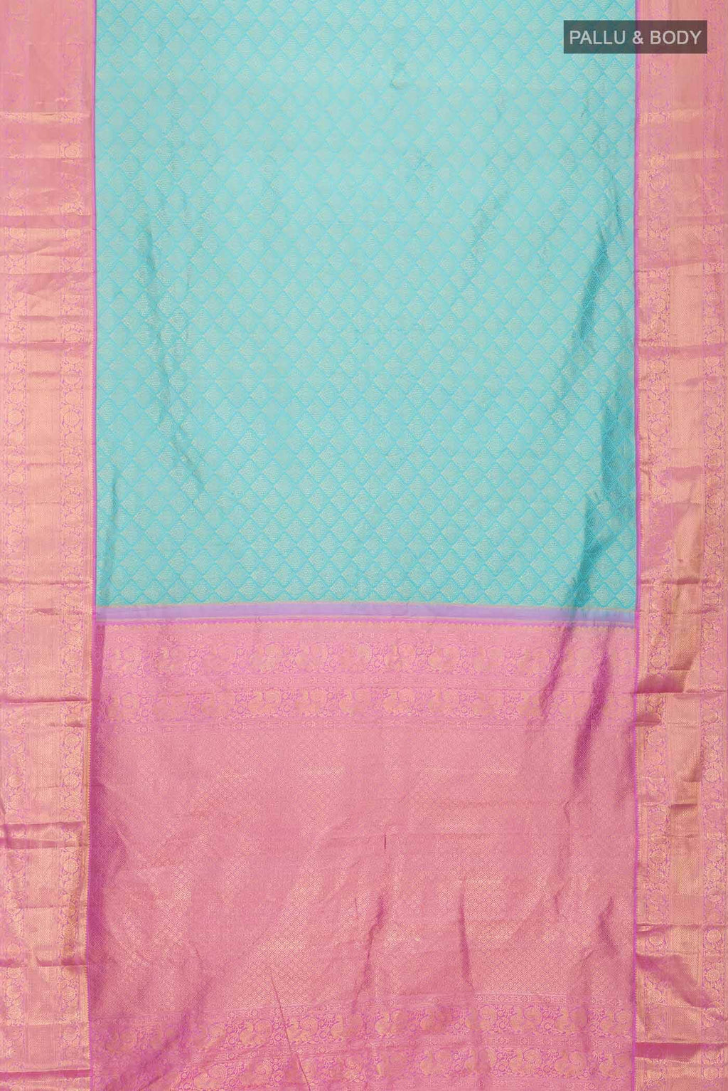 Blue Kanchipuram Silk Saree