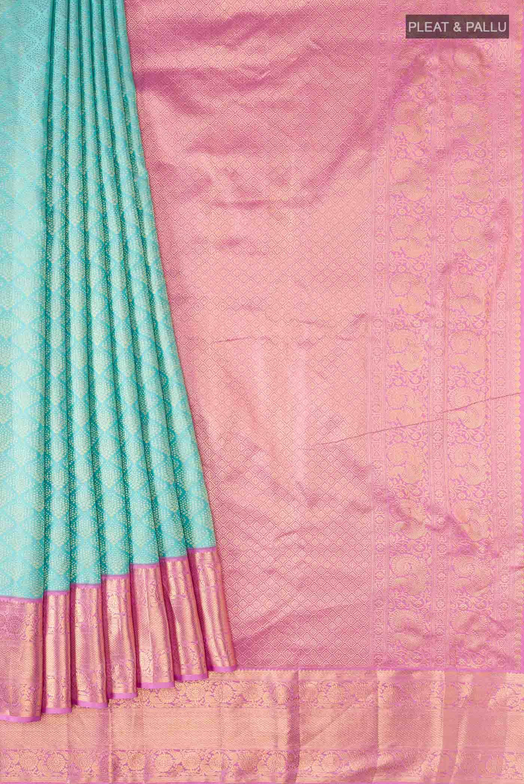 Blue Kanchipuram Silk Saree