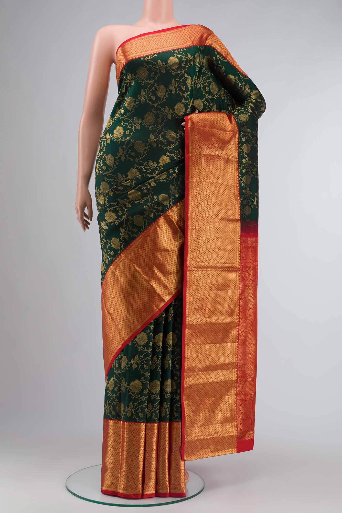 Green Kanchipuram Silk Saree