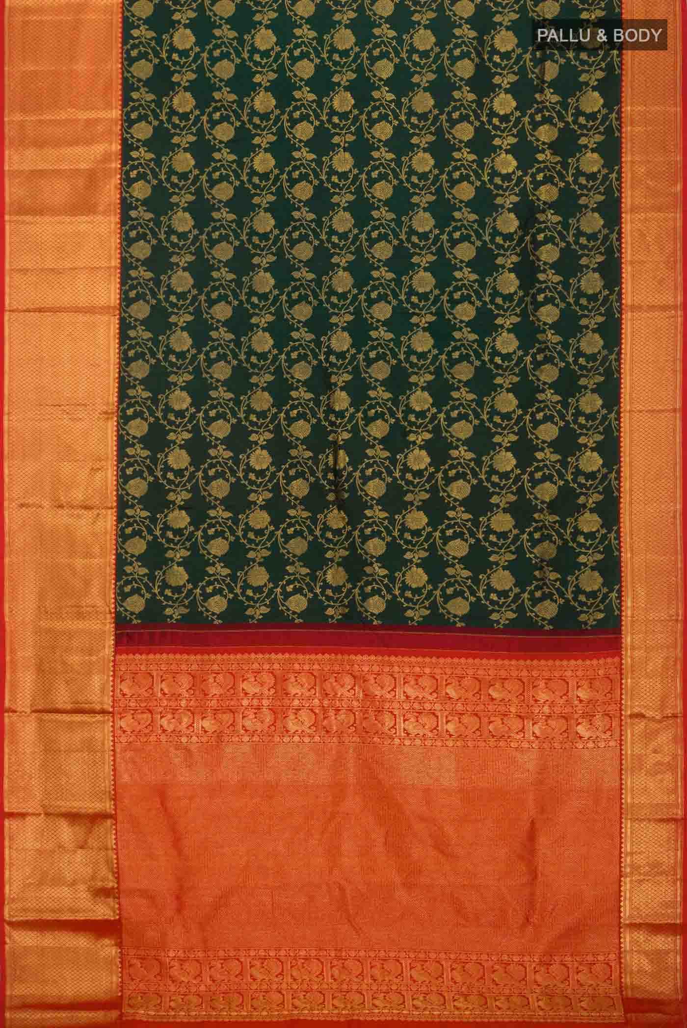 Green Kanchipuram Silk Saree