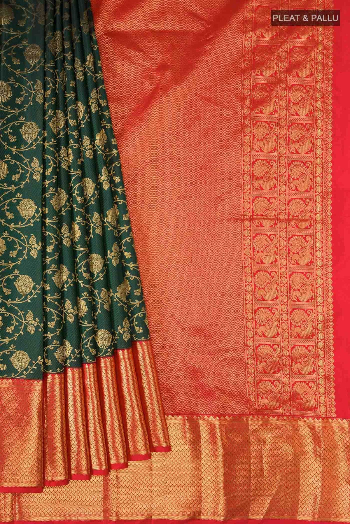 Green Kanjivaram Silk Saree