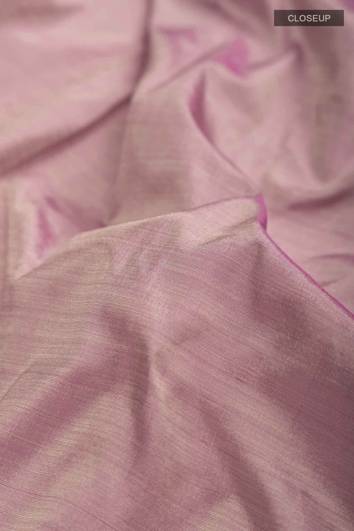 Pink Kanchipuram Silk Saree