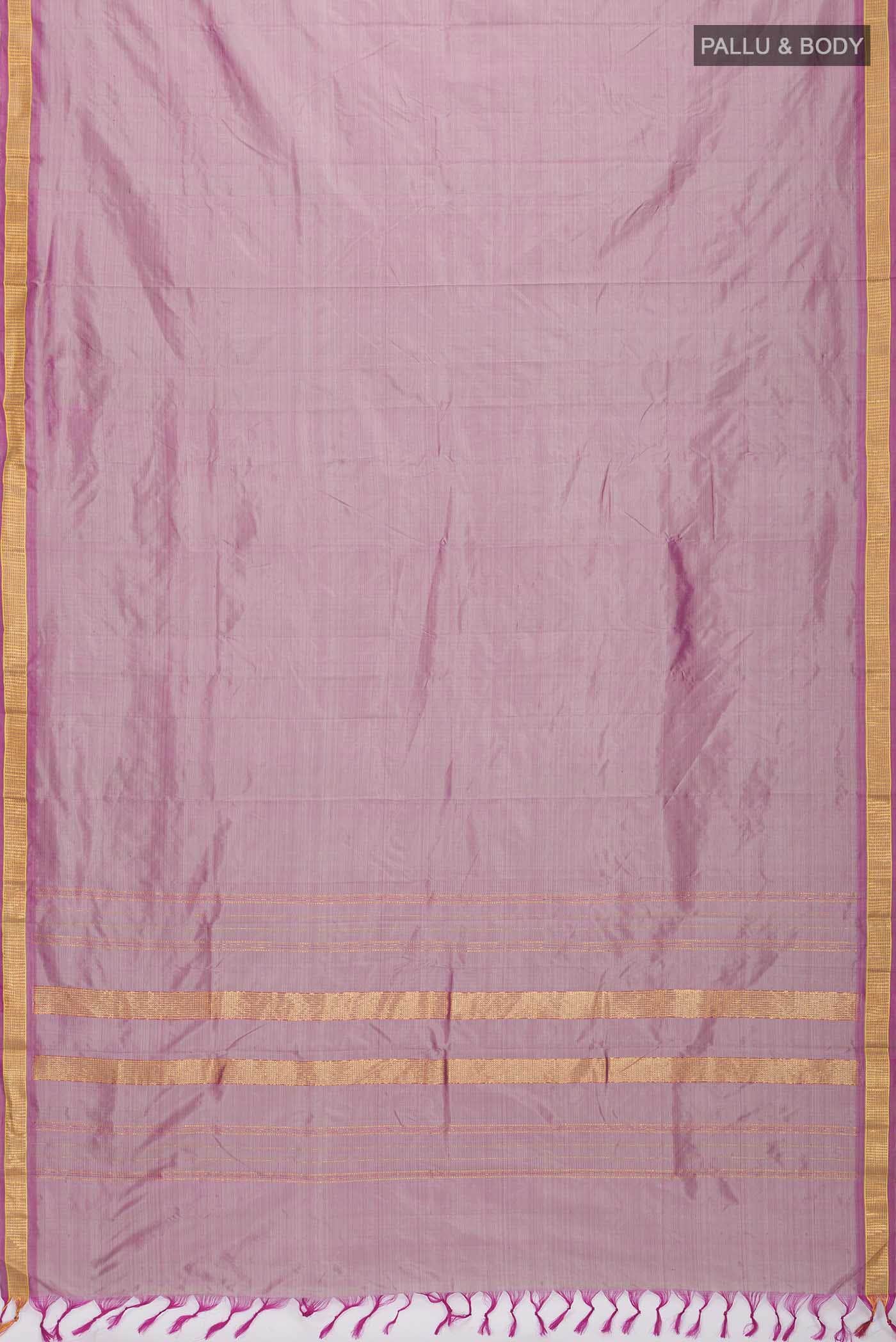 Pink Kanchipuram Silk Saree