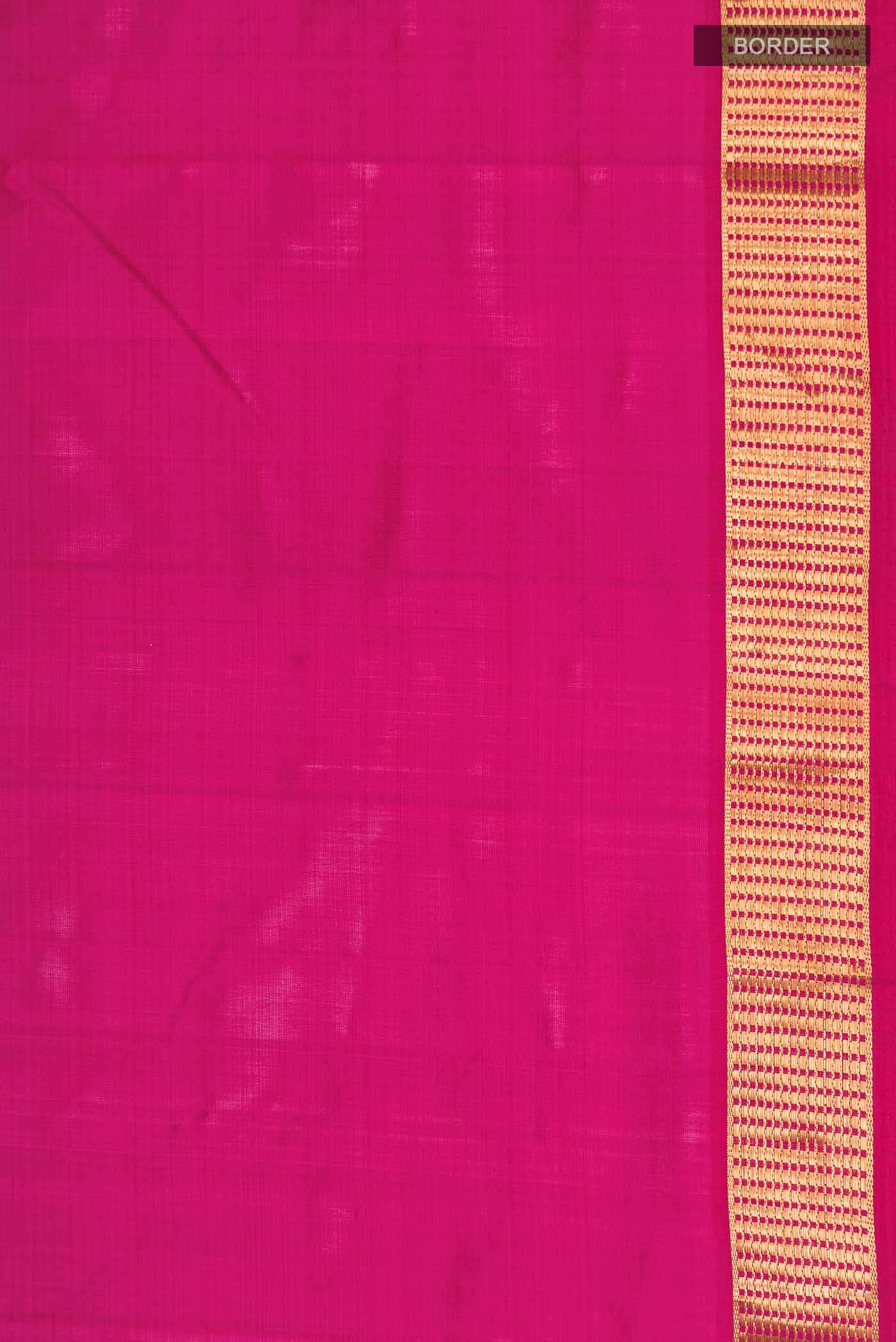 Pink Kanchipuram Silk Saree