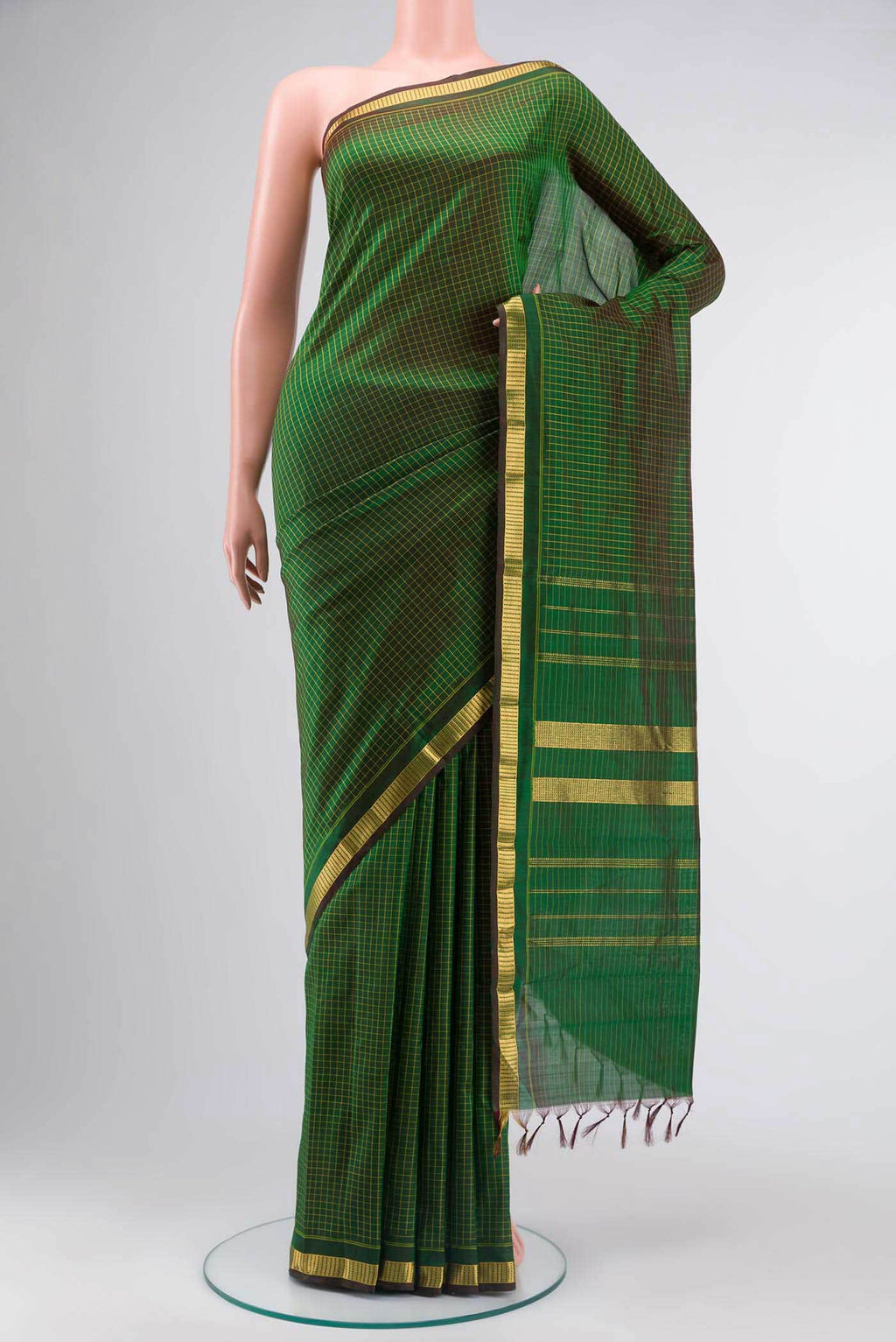 Green Kanchipuram Silk Saree