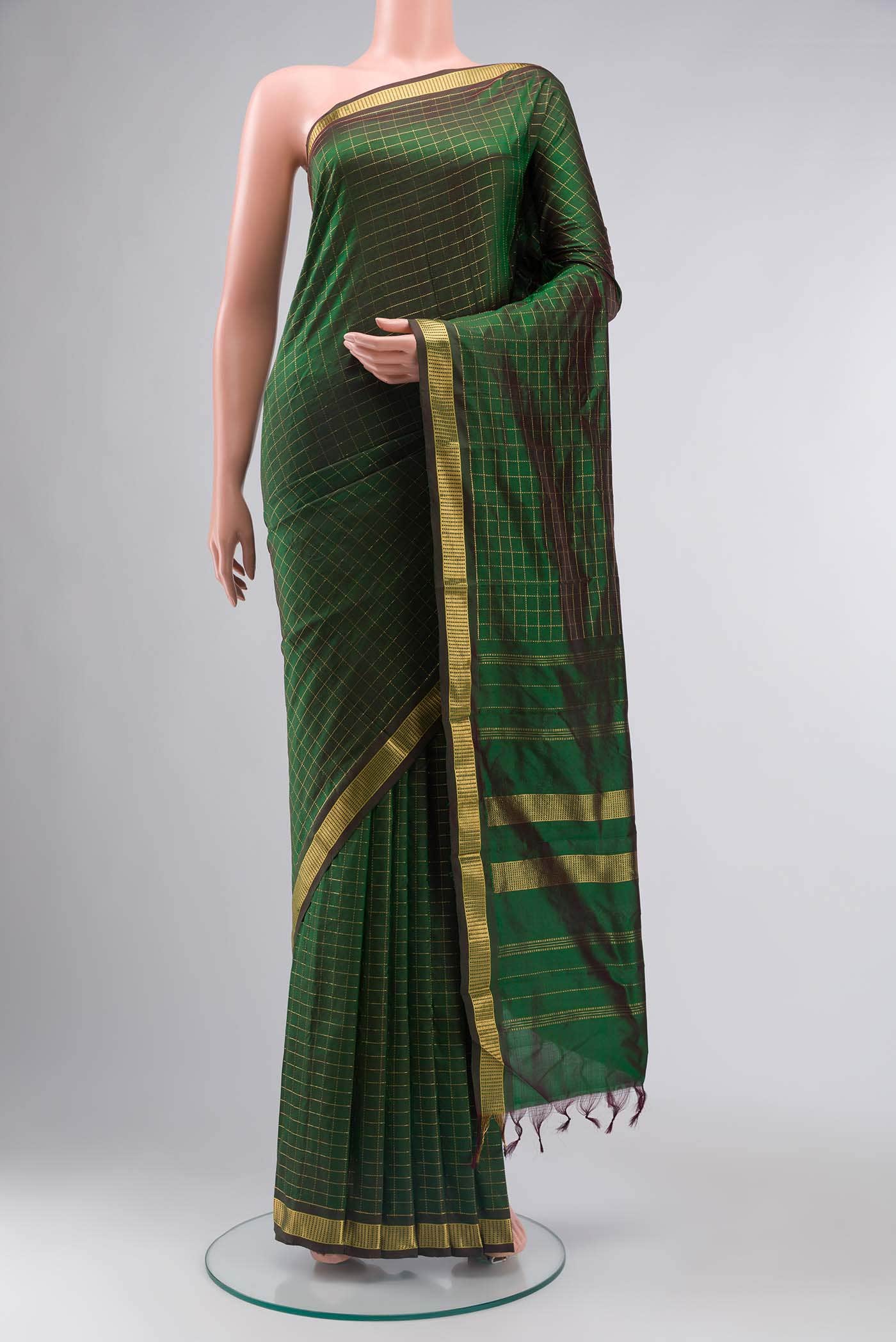 Green Kanchipuram Silk Saree