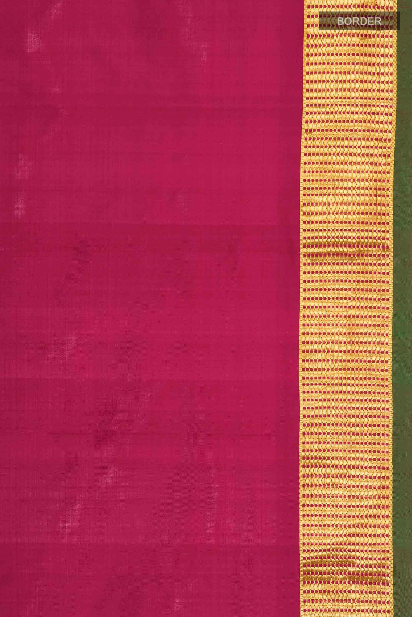 Maroon Kanchipuram Silk Saree
