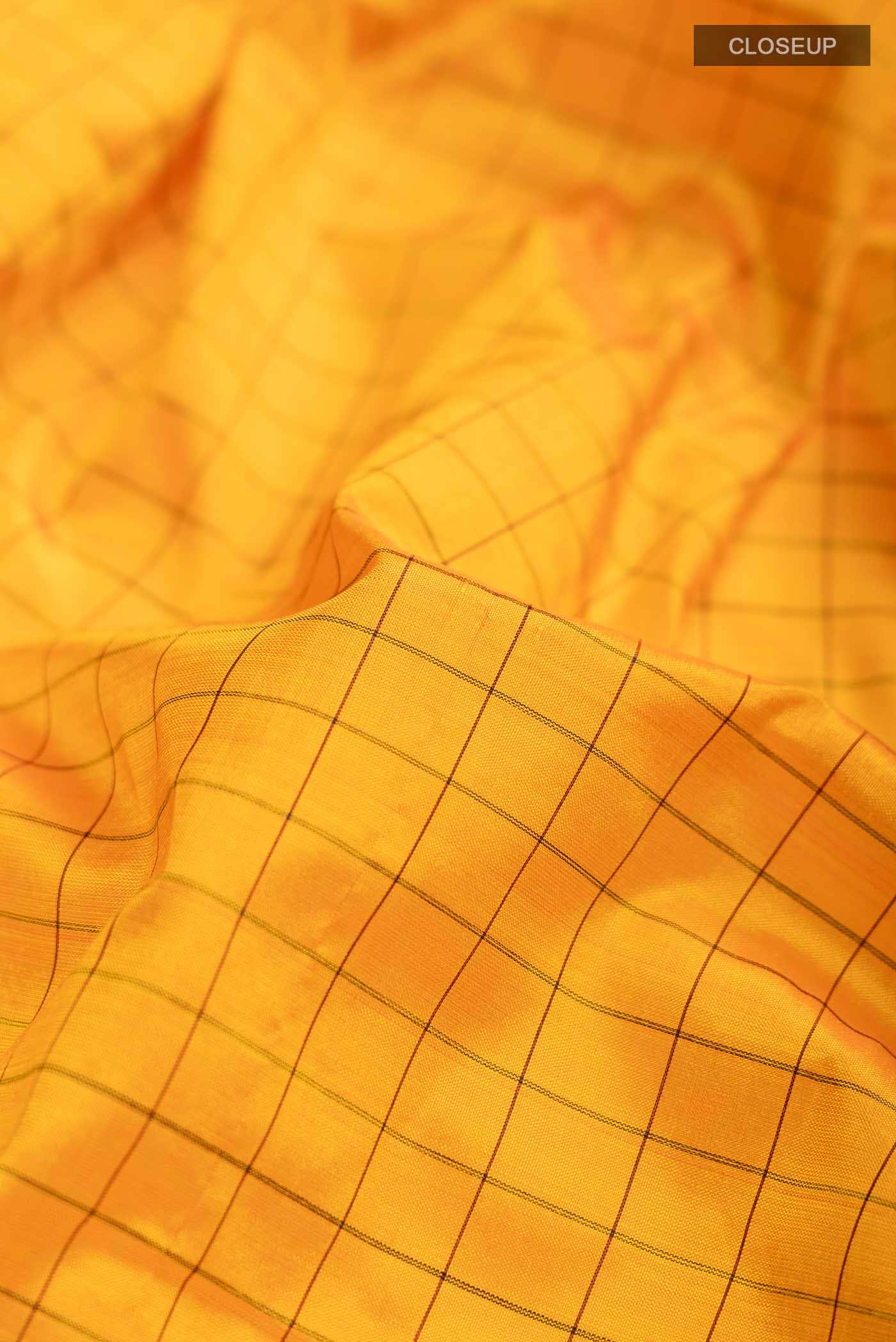 Orange Kanchipuram Silk Saree