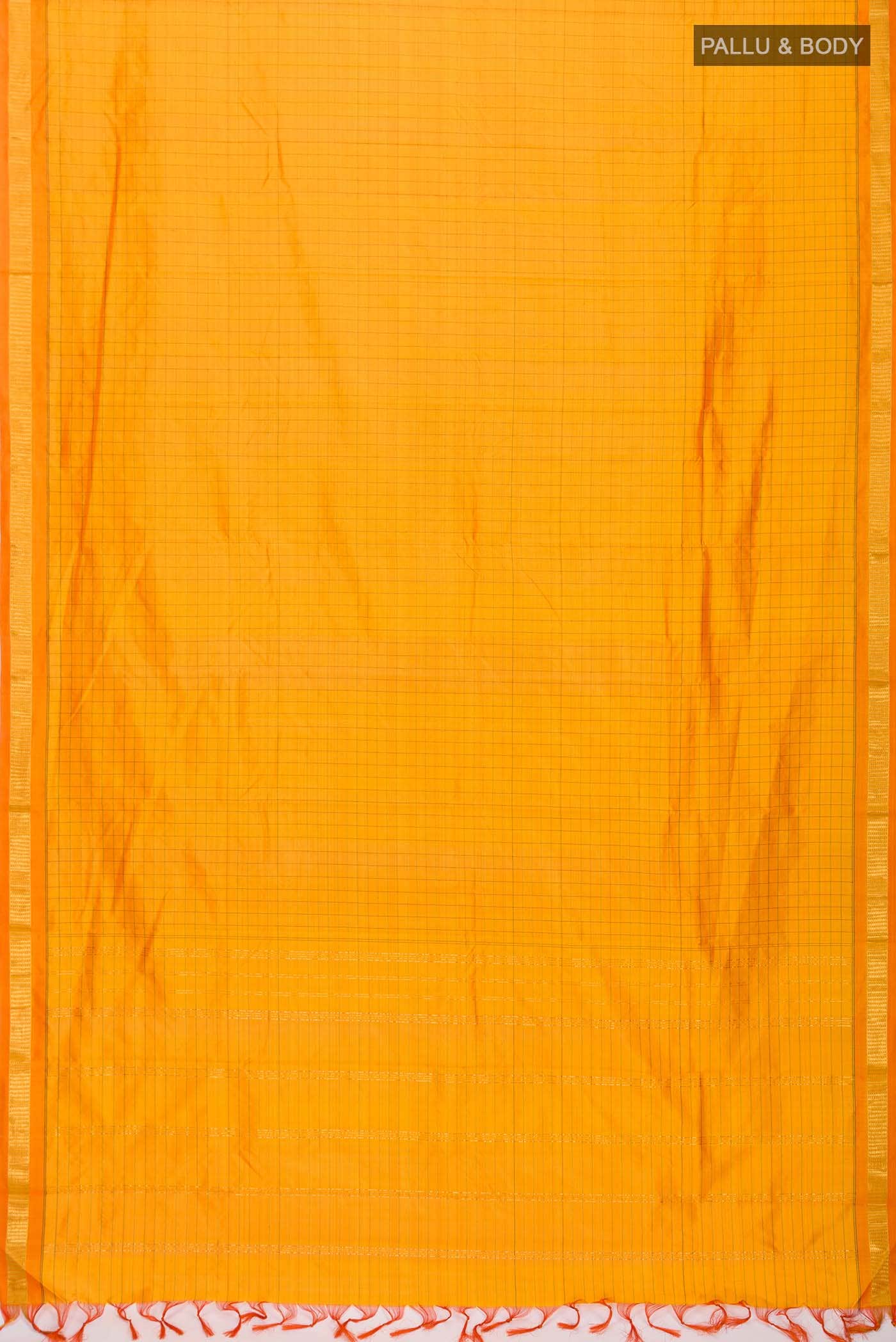 Orange Kanchipuram Silk Saree