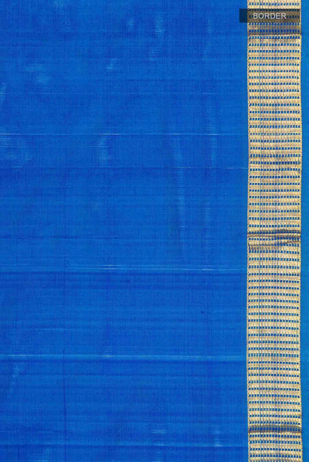 Blue Kanchipuram Silk Saree