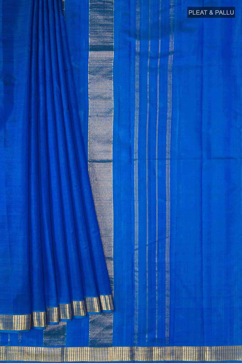 Blue Kanchipuram Silk Saree
