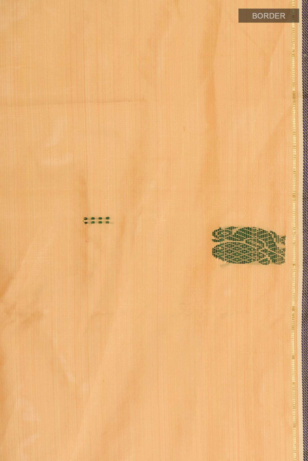 Peach Kanchipuram Silk Saree