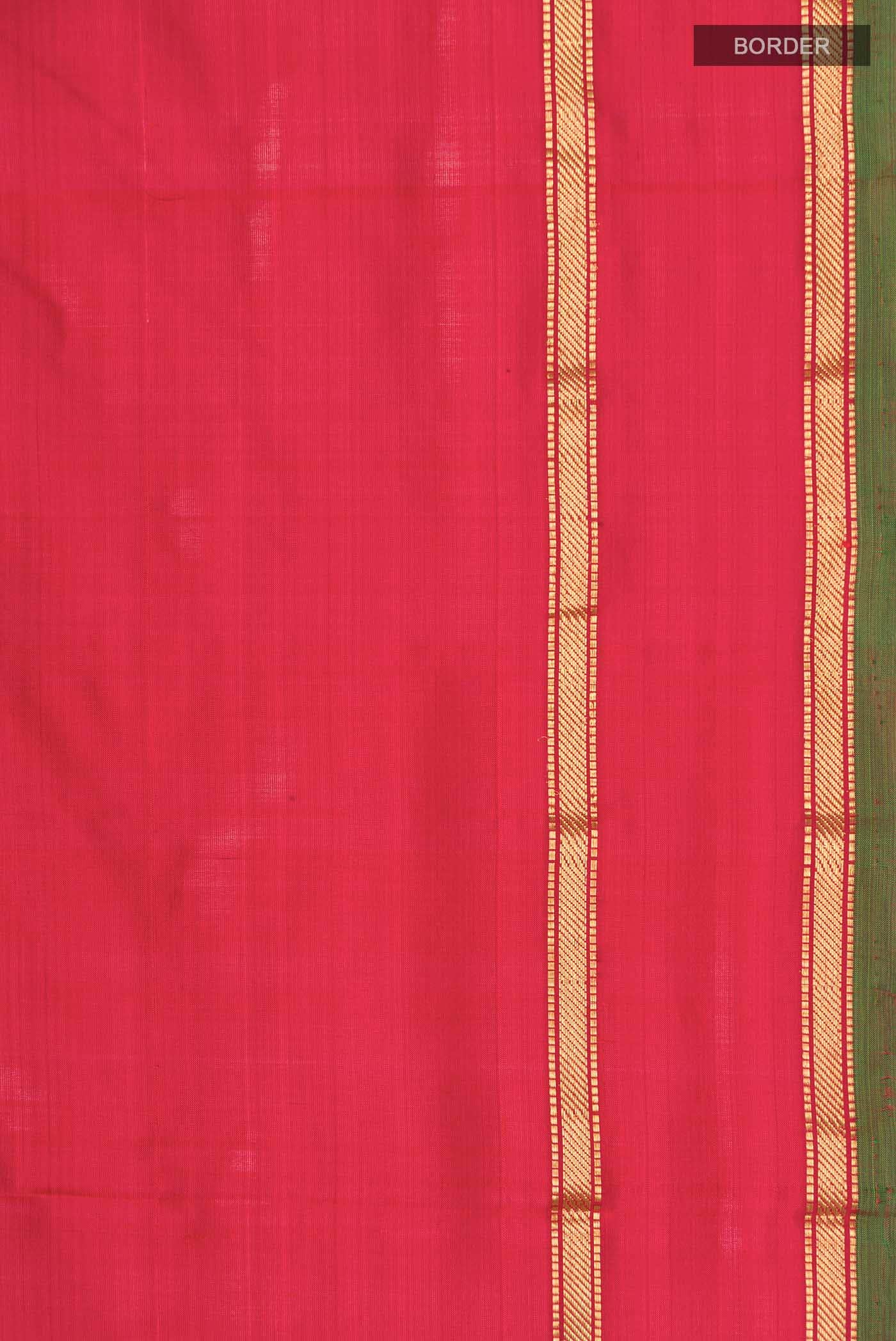 Maroon Kanchipuram Silk Saree
