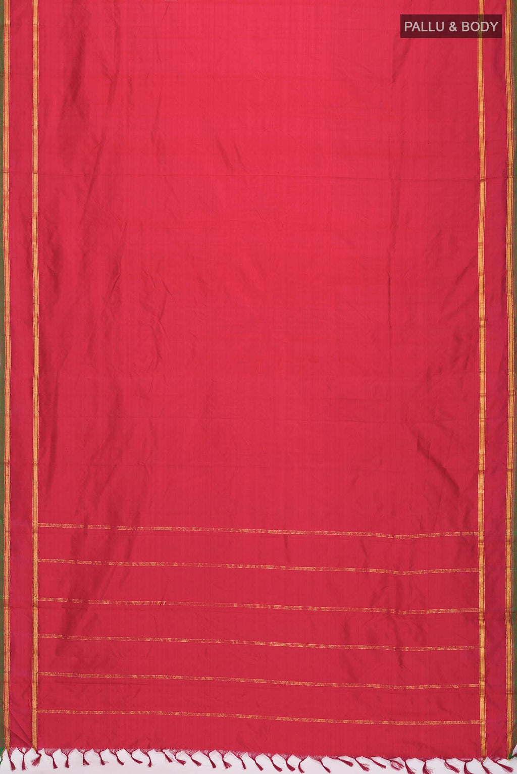 Maroon Kanchipuram Silk Saree