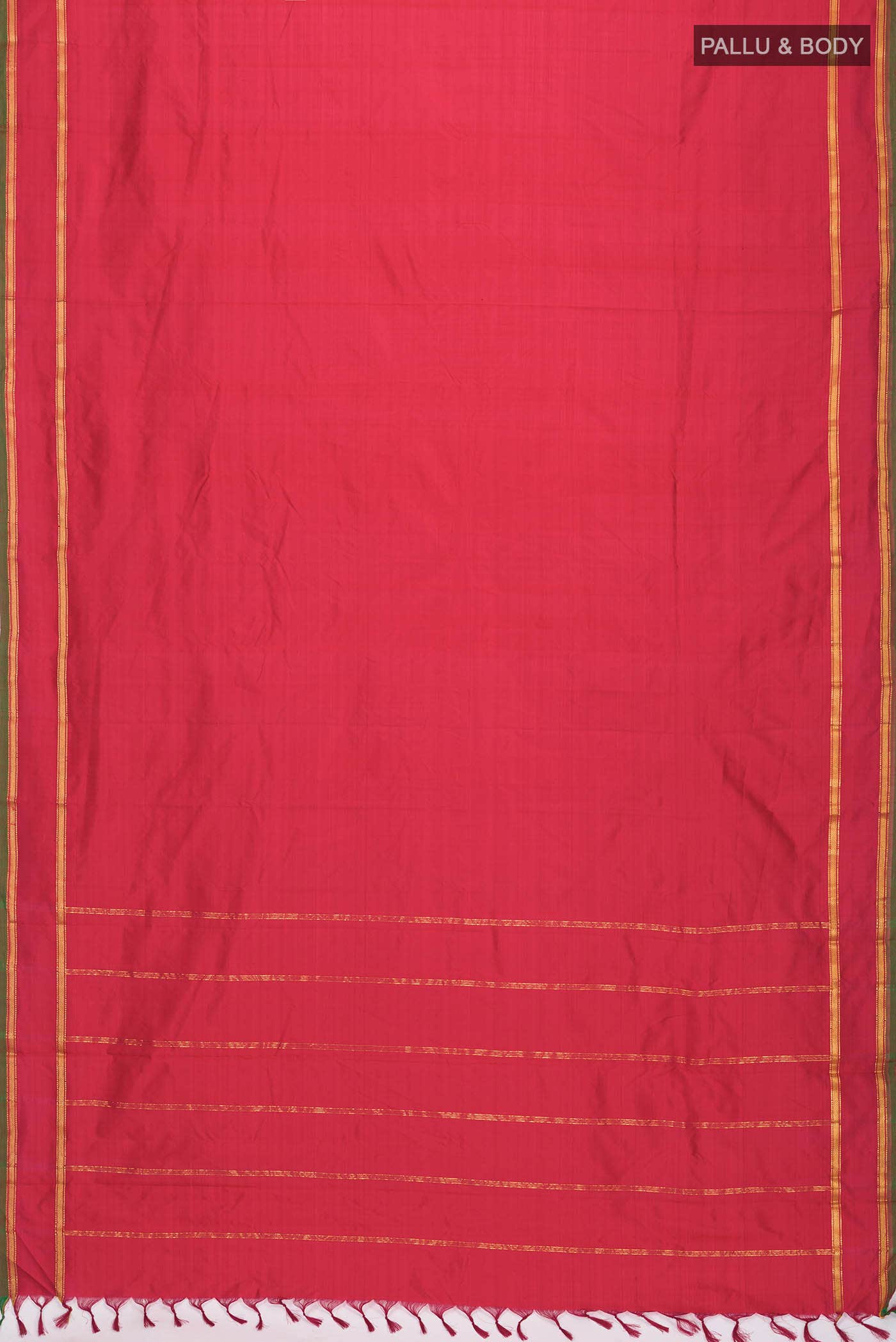 Maroon Kanchipuram Silk Saree