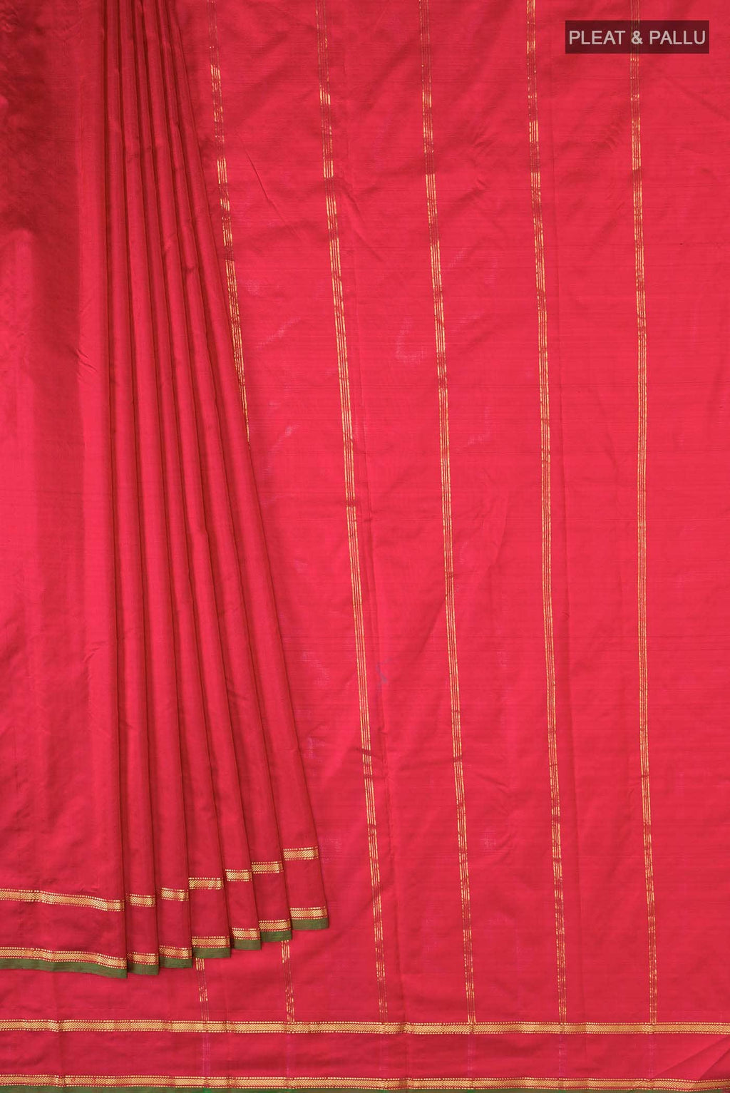 Maroon Kanchipuram Silk Saree
