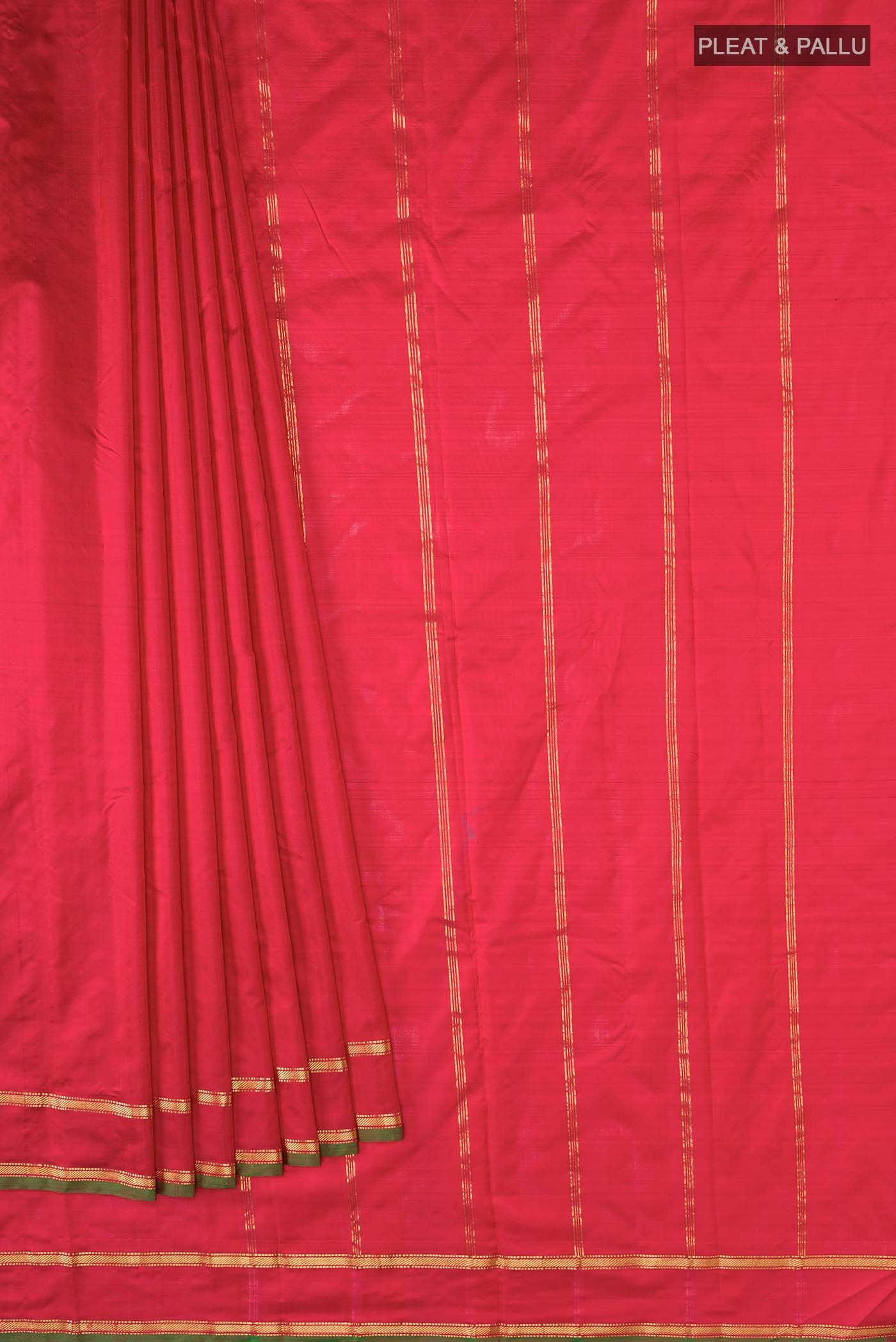 Maroon Kanchipuram Silk Saree