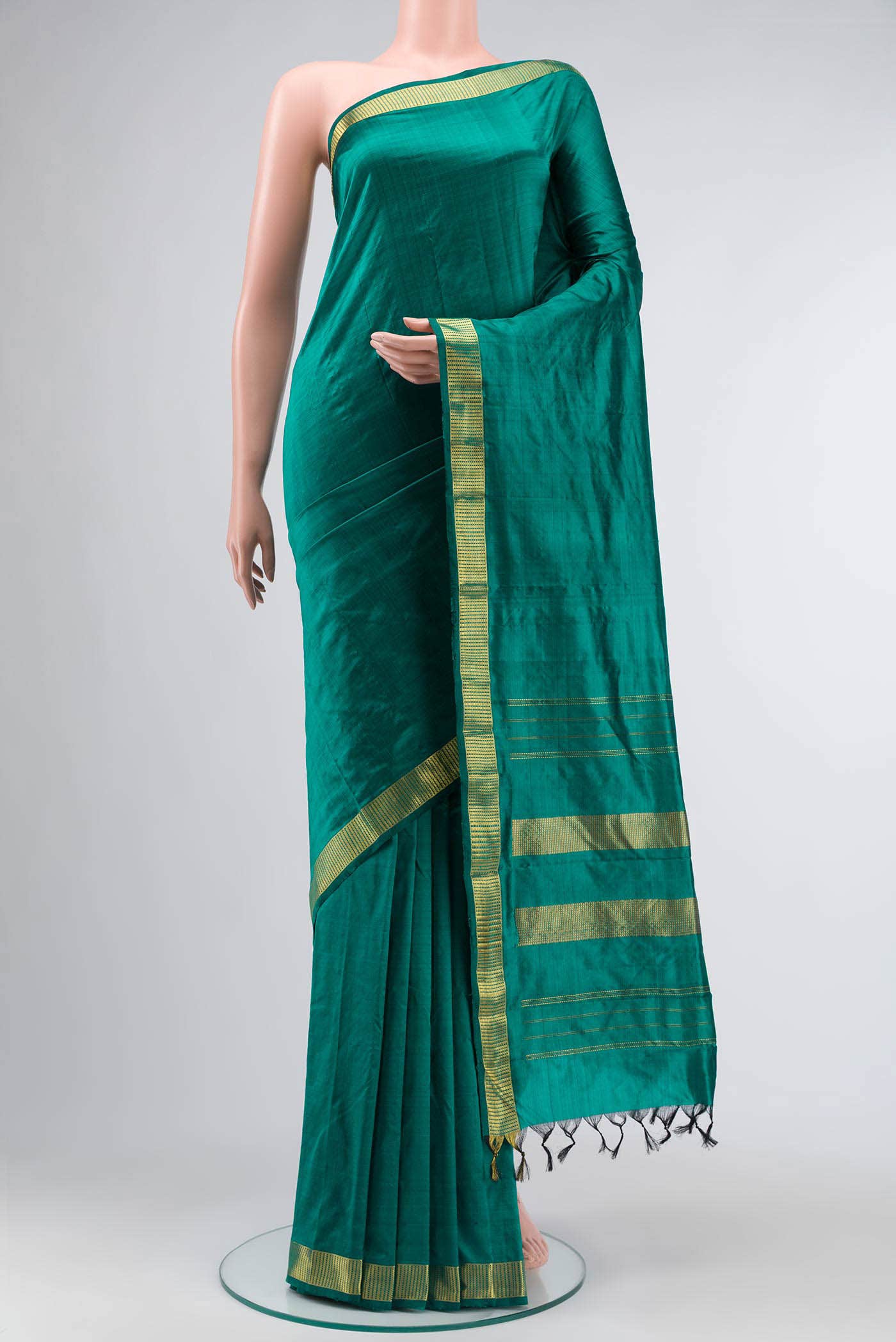 Green Kanchipuram Silk Saree