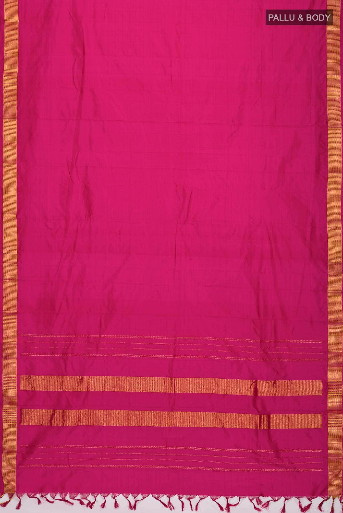 Pink Kanchipuram Silk Saree