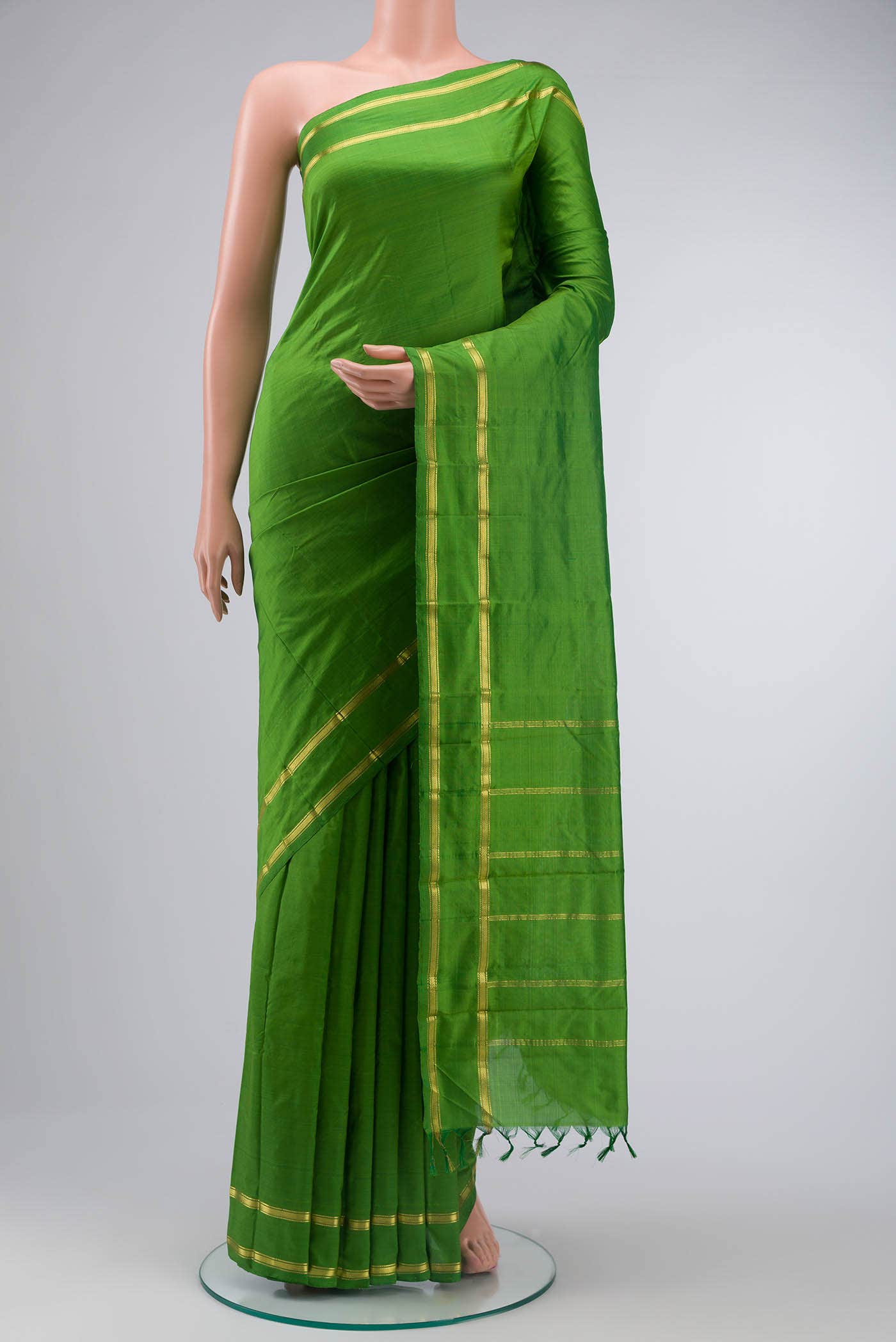 Green Kanchipuram Silk Saree