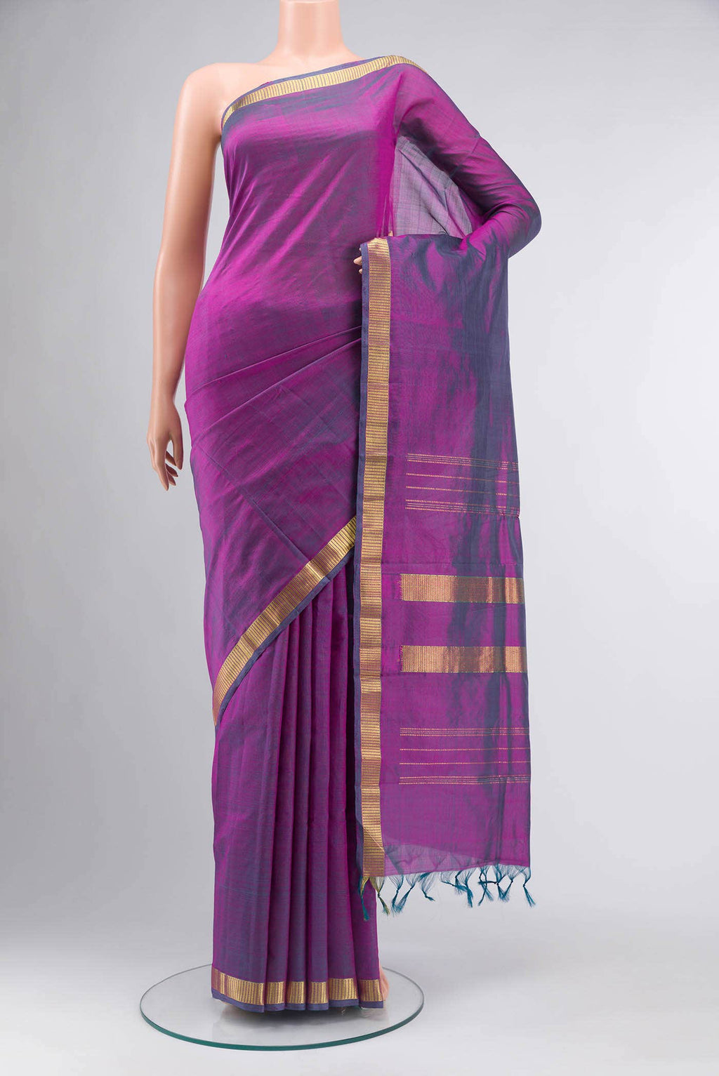 Multi Kanchipuram Silk Saree