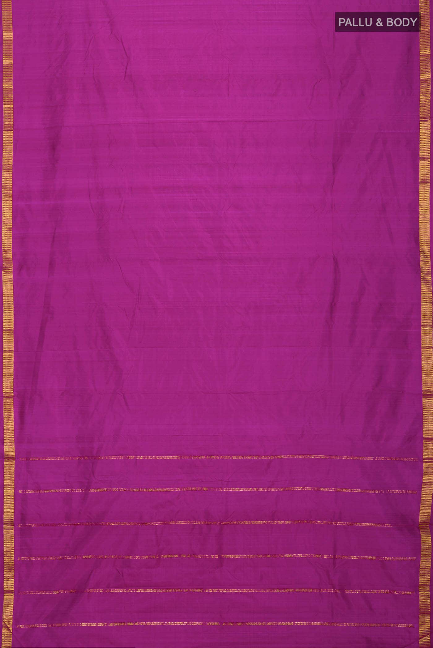 Magenta Kanchipuram Silk Saree