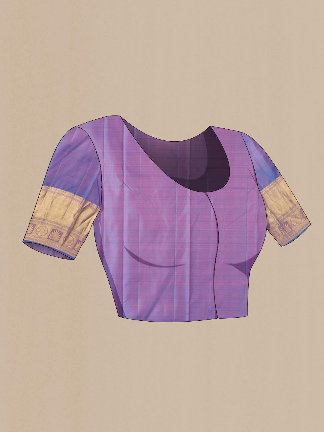 Pink Kanchipuram Silk Saree