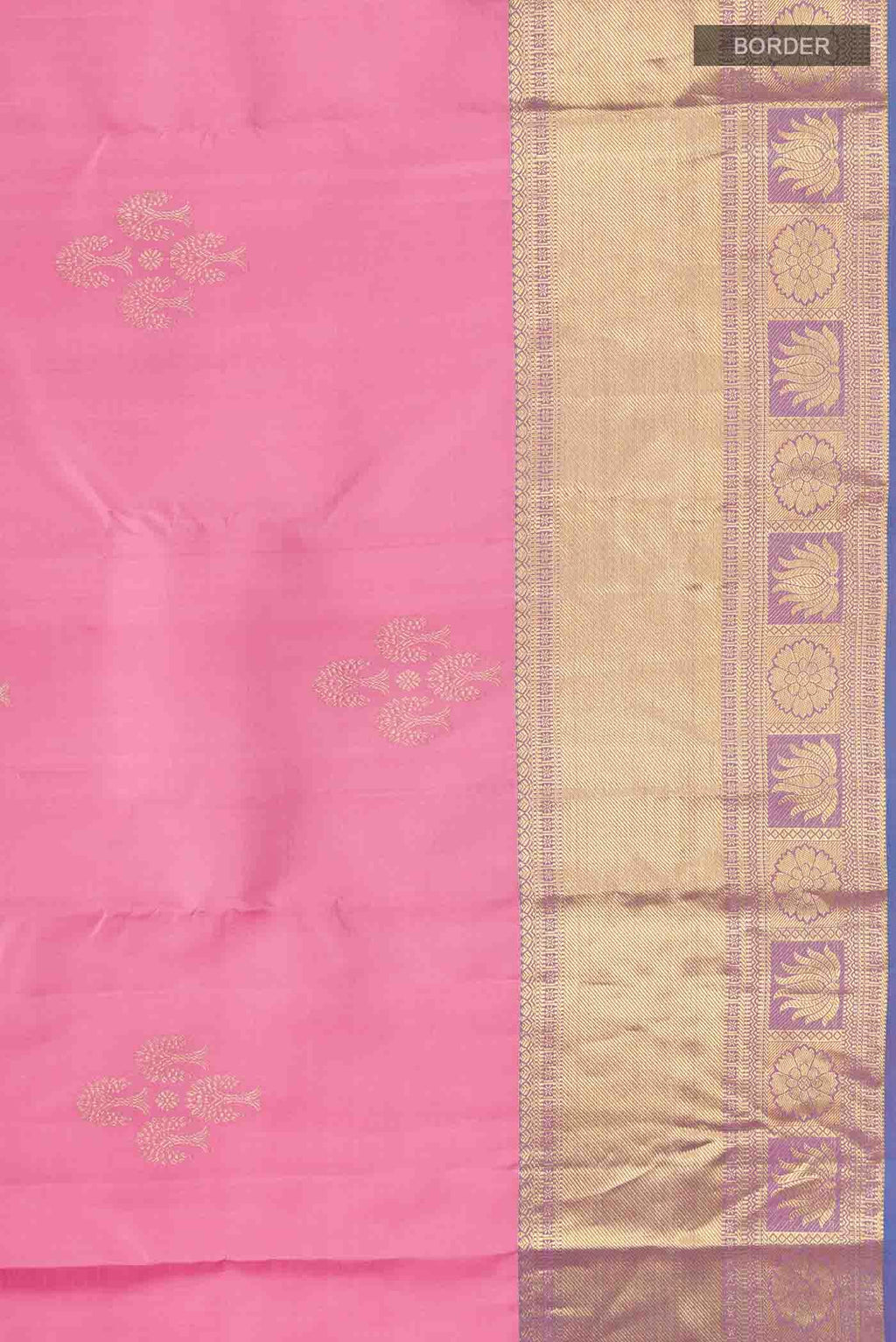 Pink Kanchipuram Silk Saree