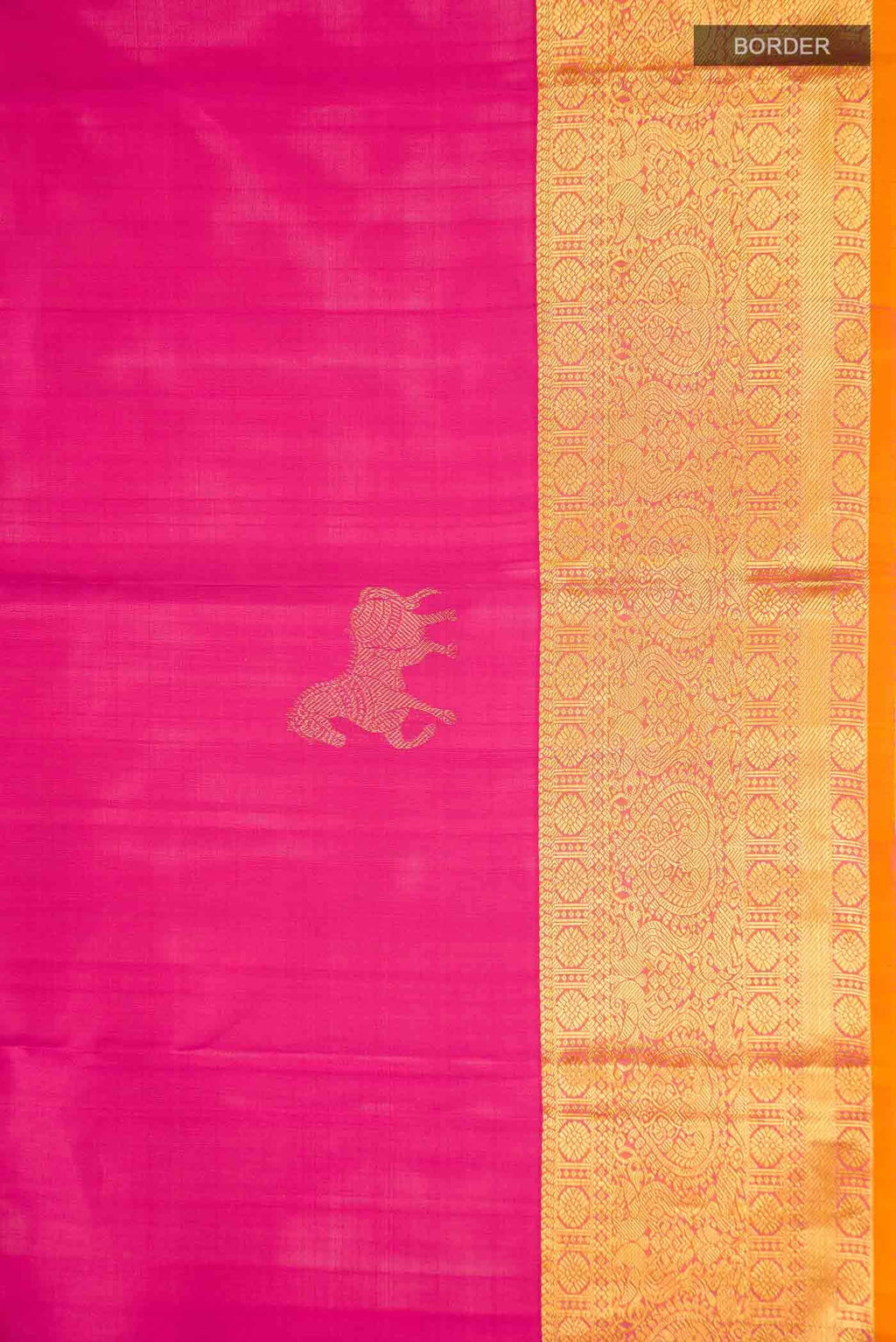 Pink Kanchipuram Silk Saree