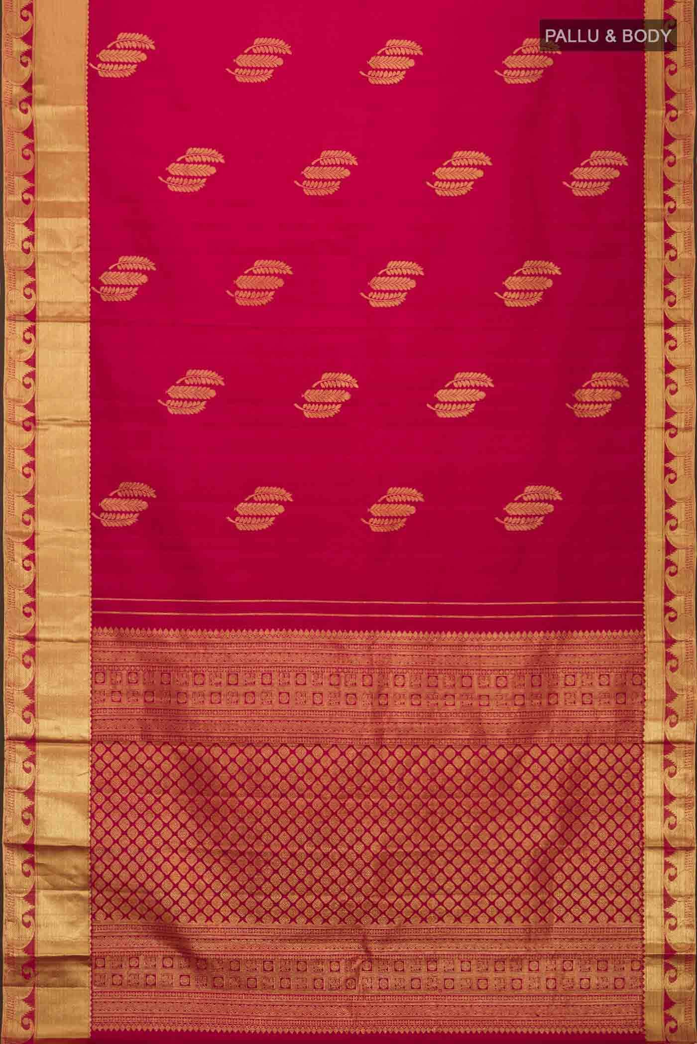 Red Kanchipuram Silk Saree
