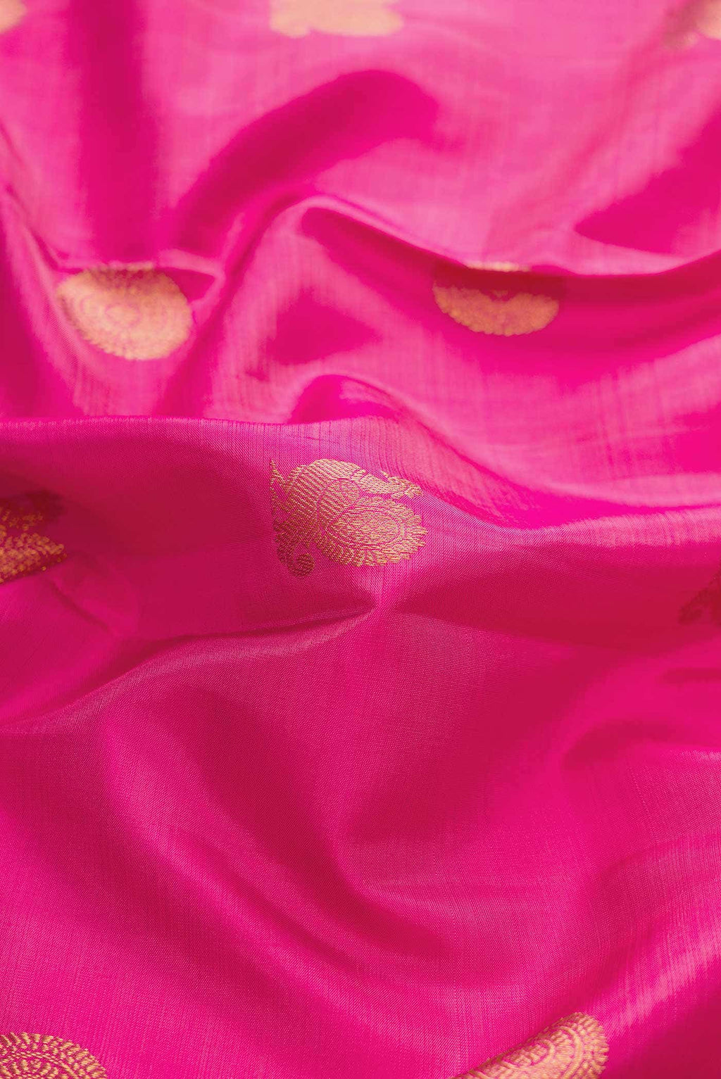 Pink Dual Tone Kanchipuram Silk Saree