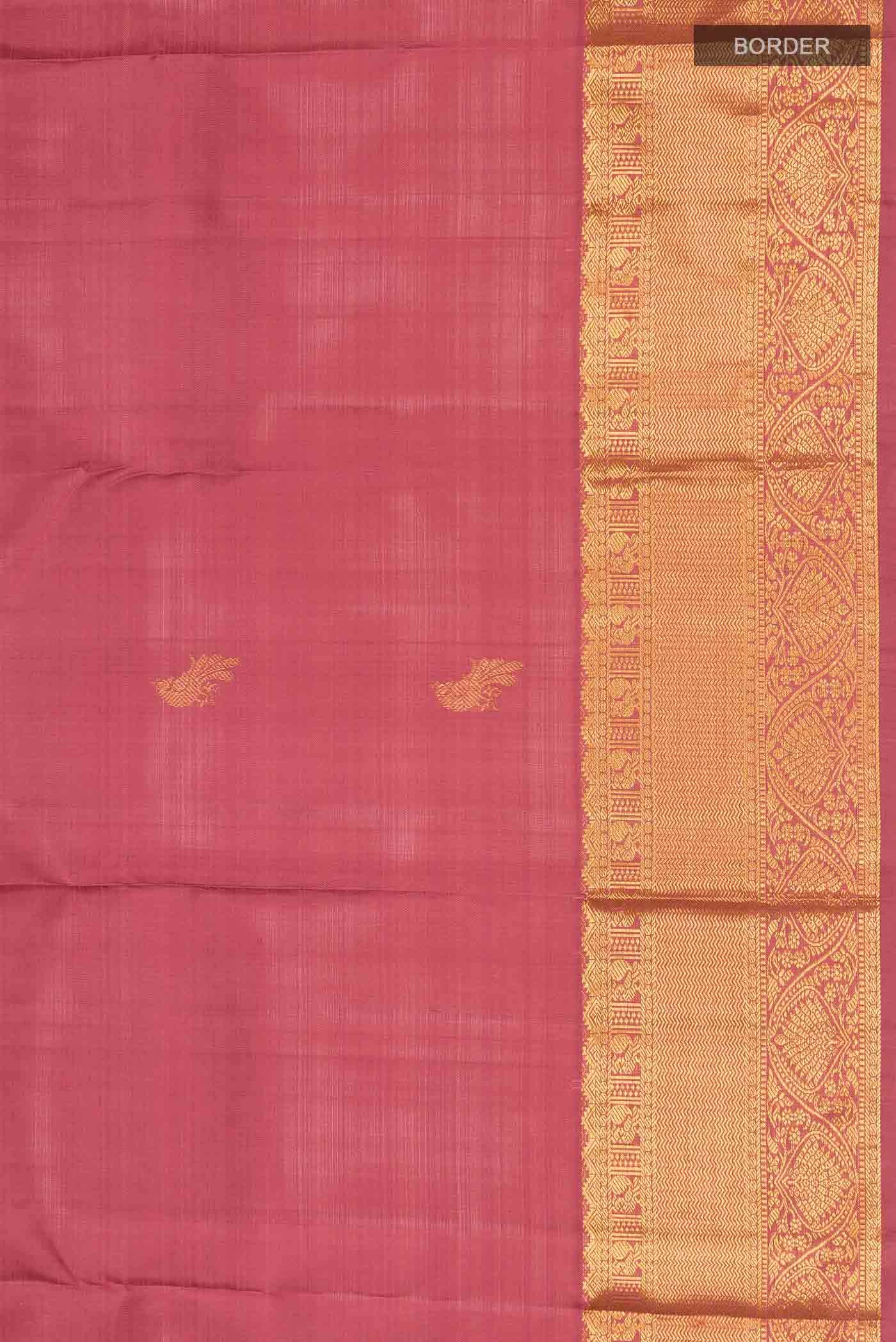 Pink Kanchipuram Silk Saree