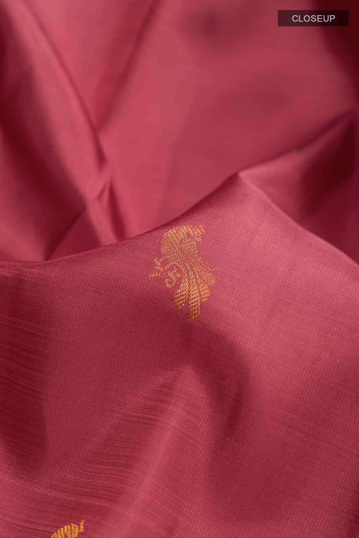 Pink Kanchipuram Silk Saree