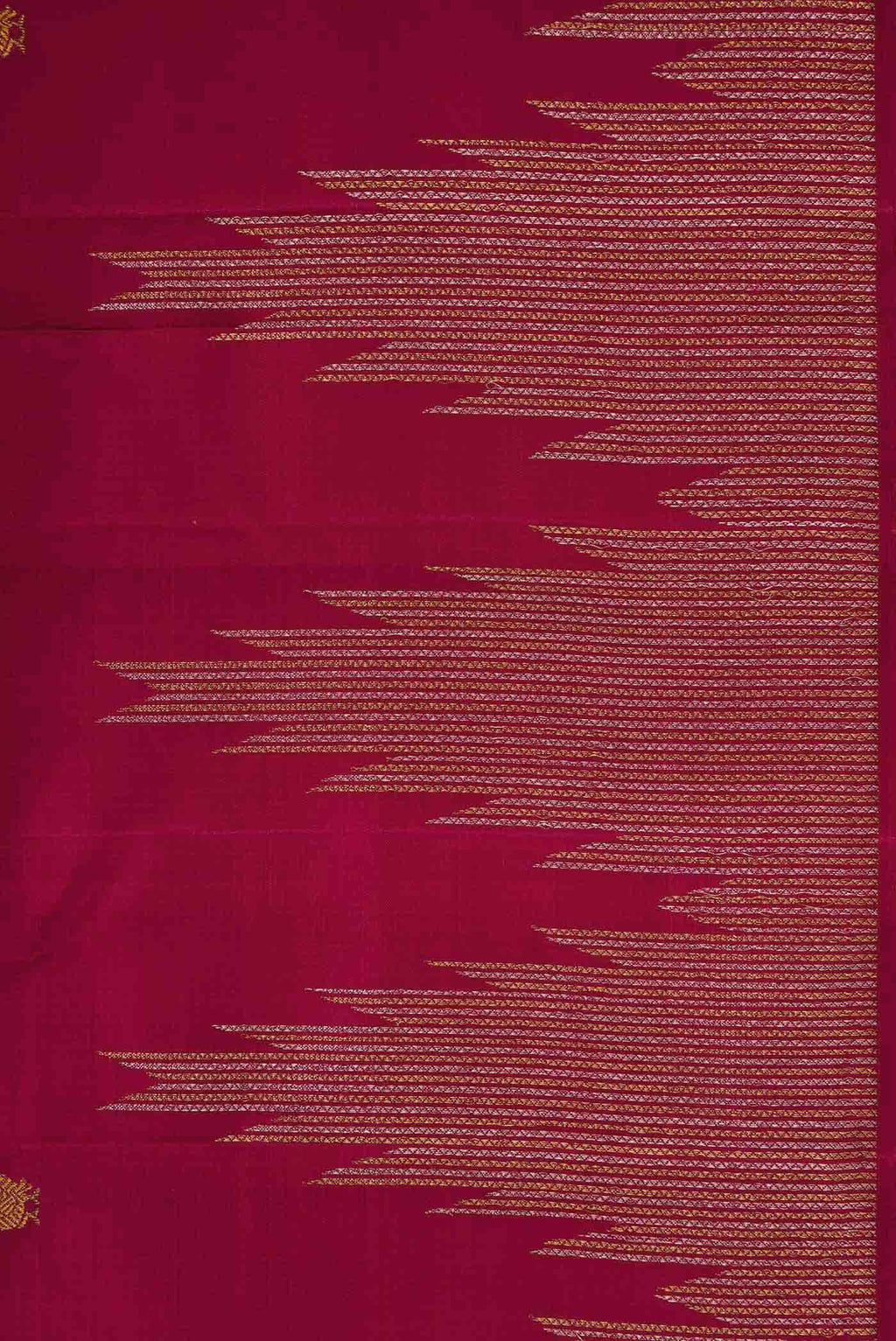 Maroon Dual Tone Kanchipuram Silk Saree