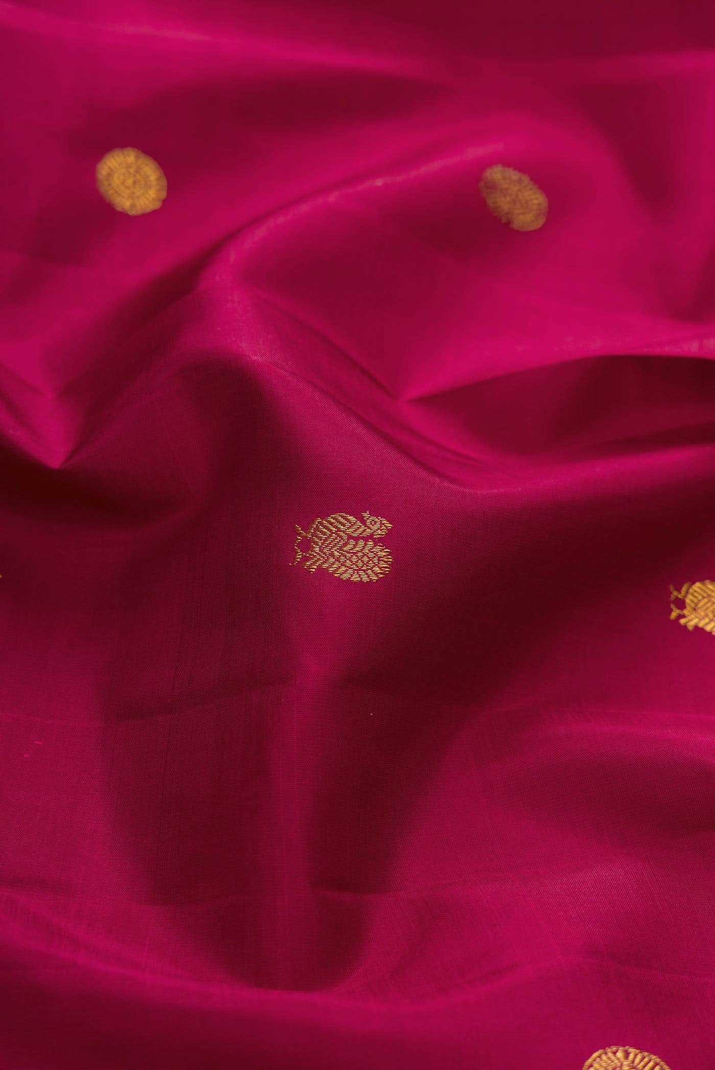 Maroon Dual Tone Kanchipuram Silk Saree