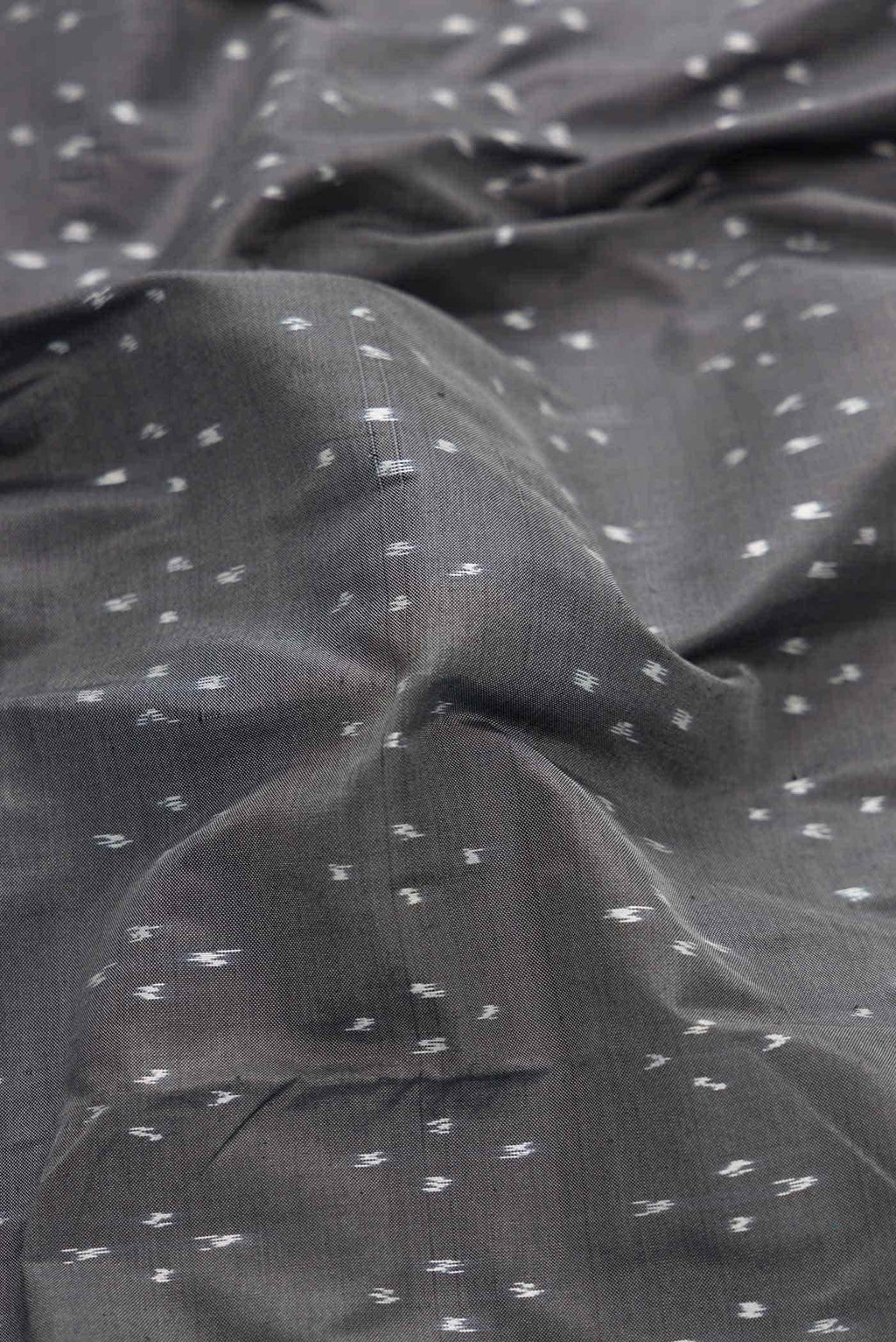 Grey Dual Tone Double Ikat Saree