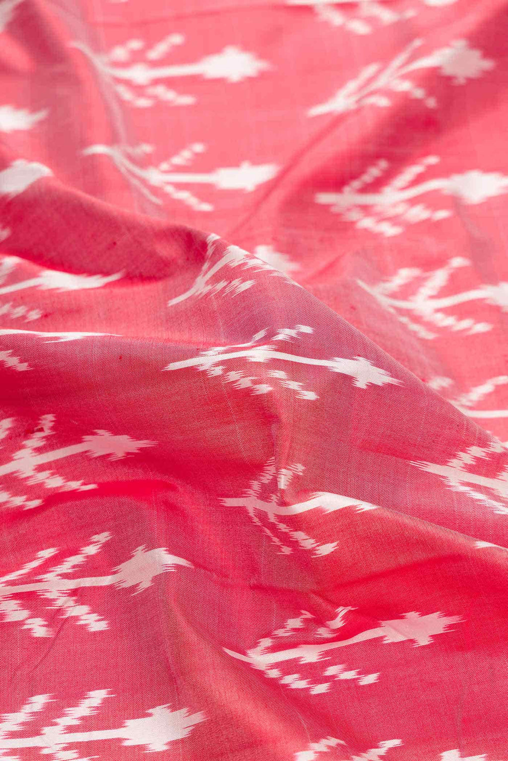 Dark Pink Double Ikat Saree