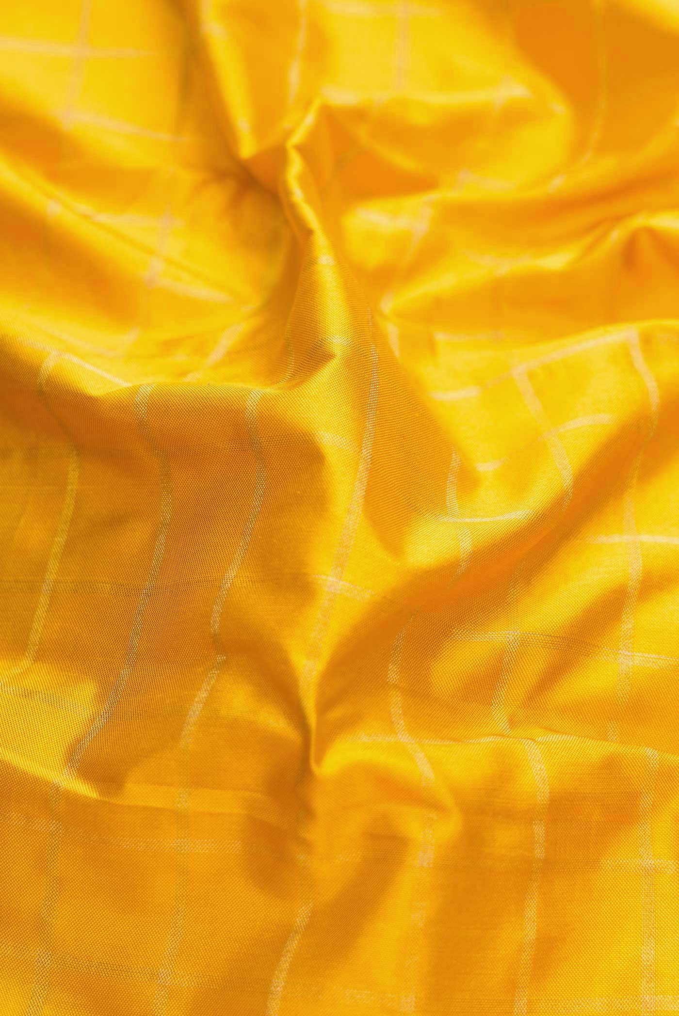 Yellow , Pink and Green Dual Tone Double Ikat Saree