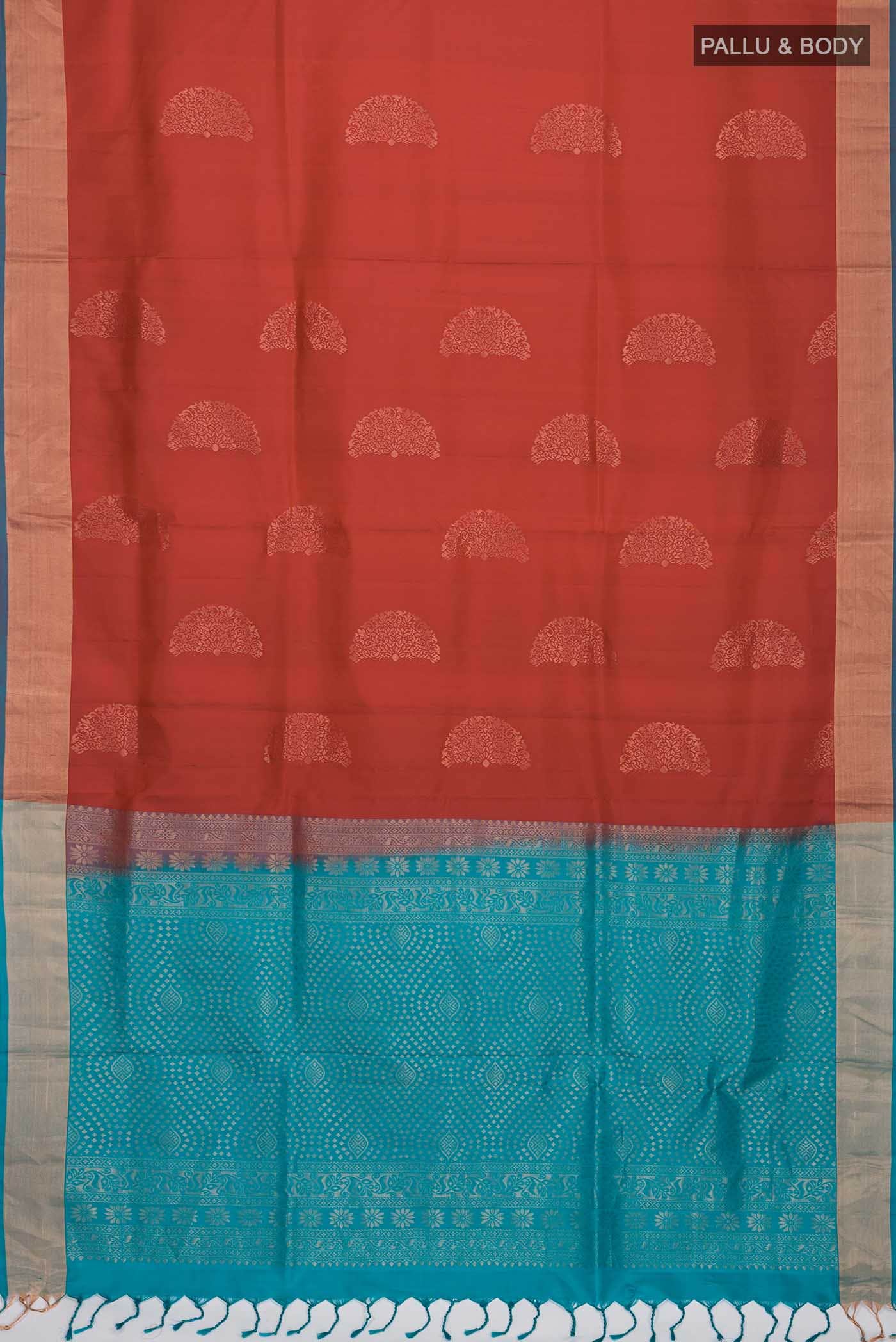 Maroon Soft Silk Saree