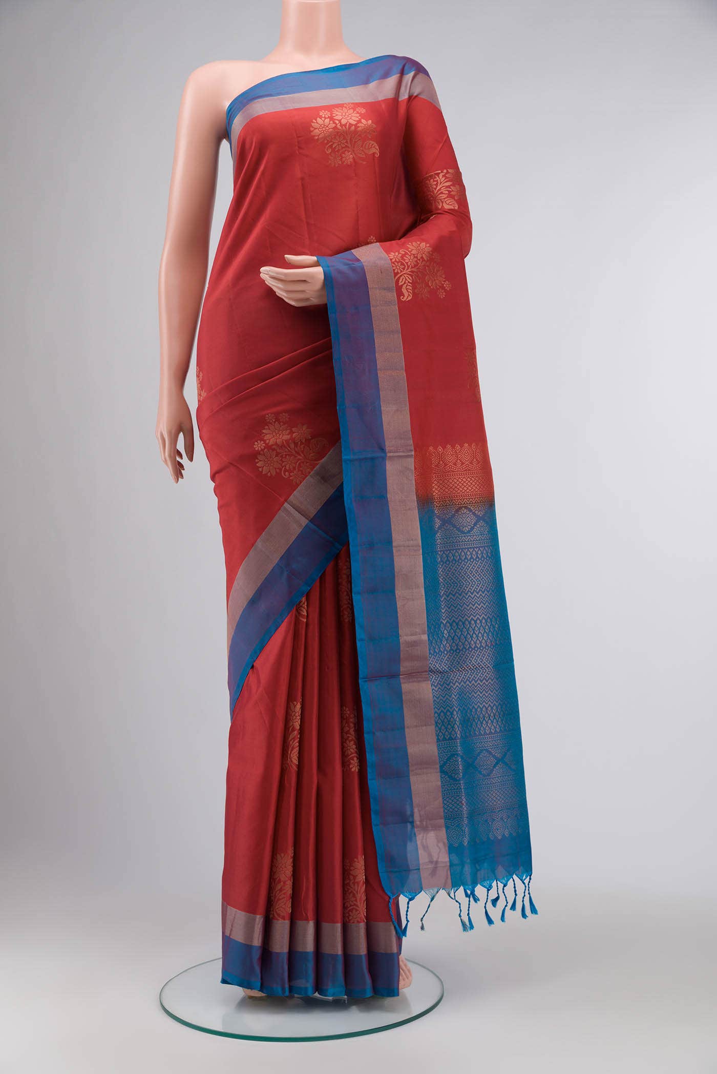 Red Soft Silk Saree