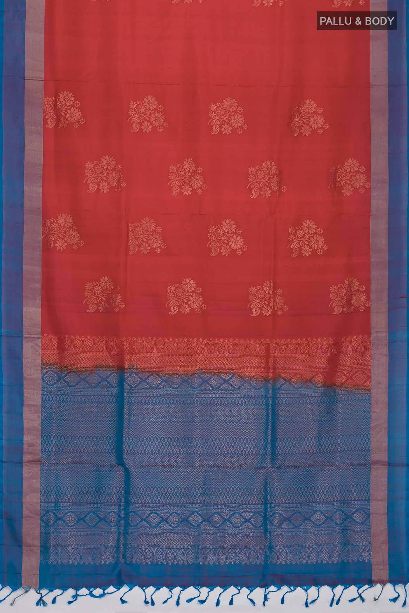 Red Soft Silk Saree