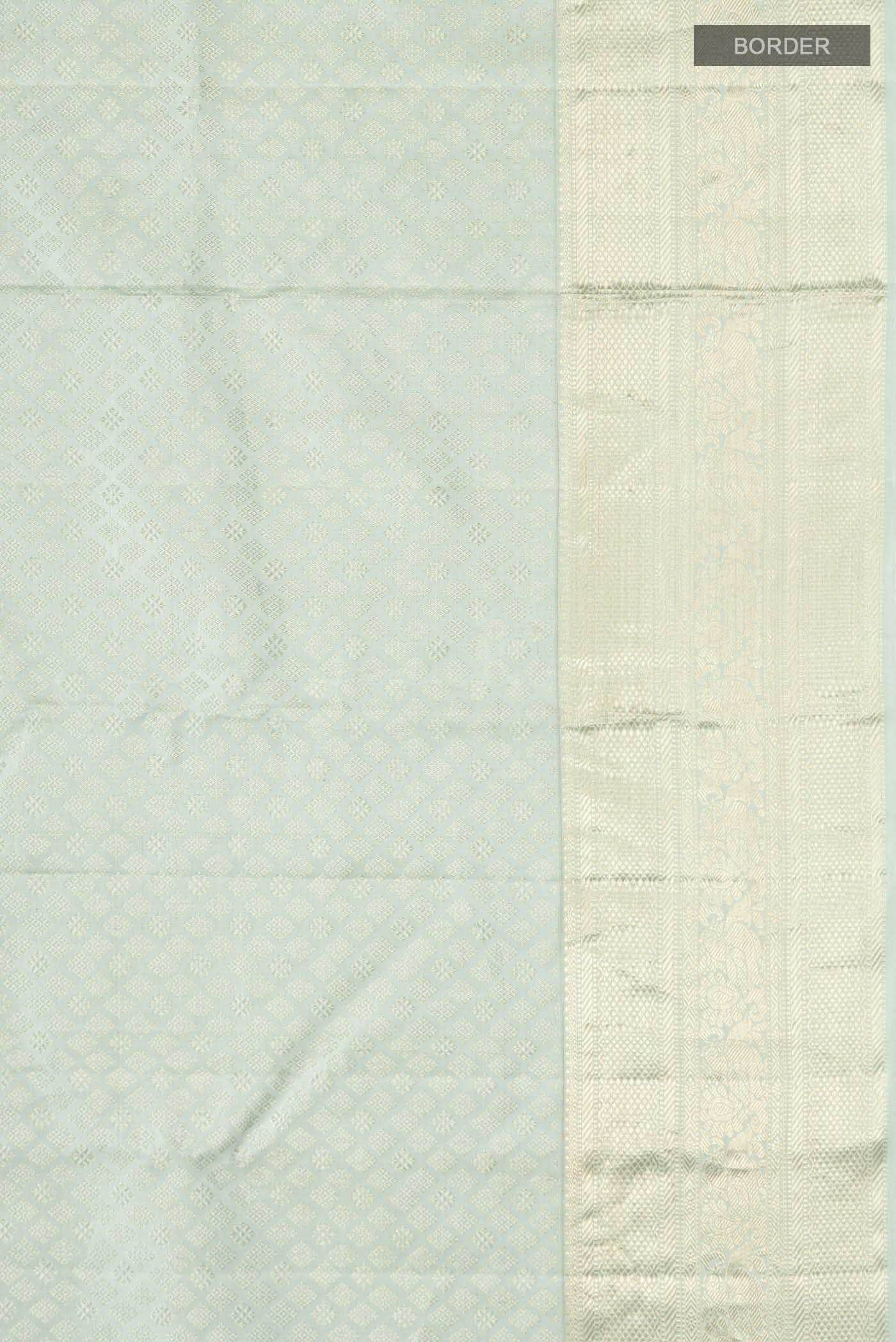 Light Blue Kanchipuram Silk Saree