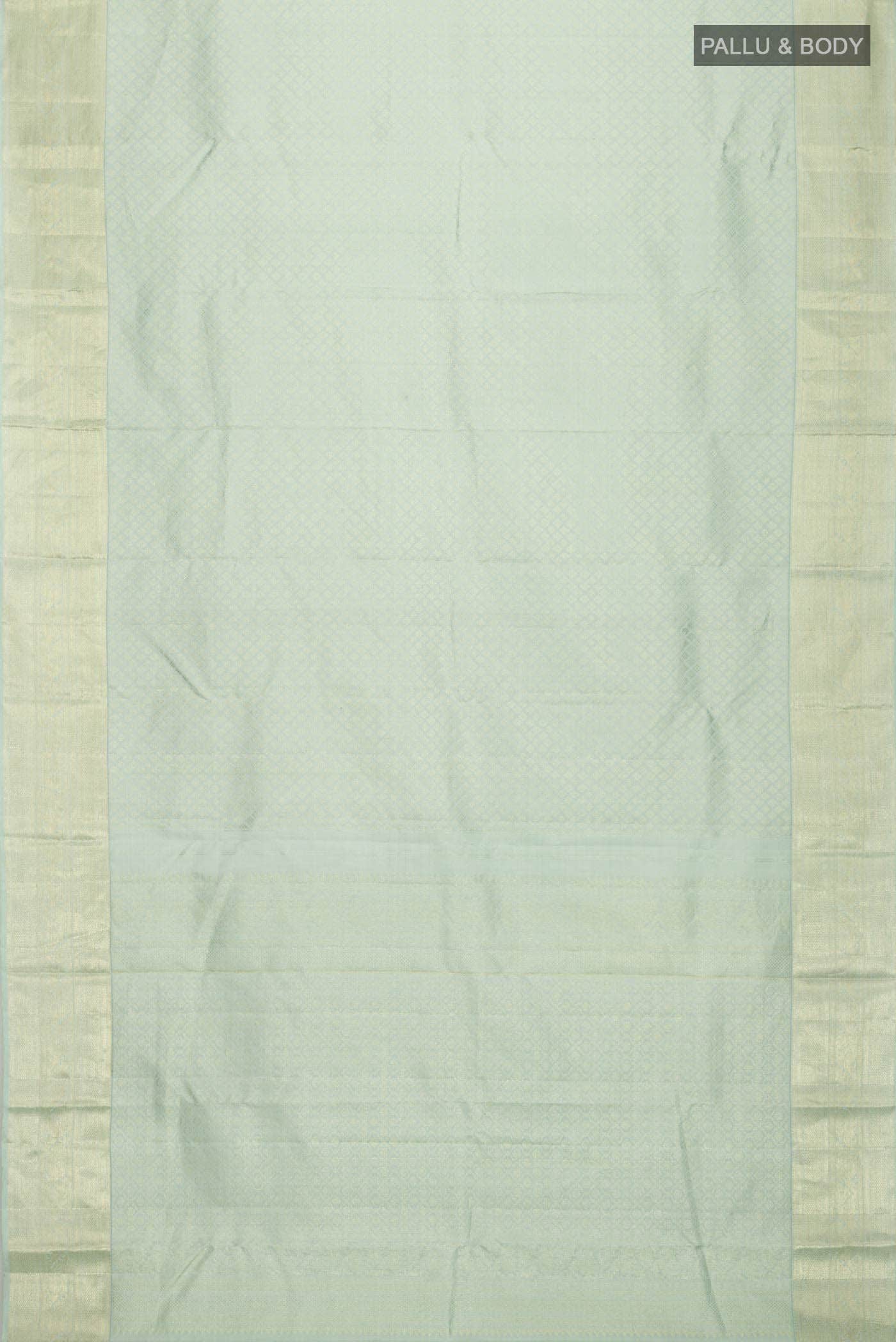 Light Blue Kanchipuram Silk Saree