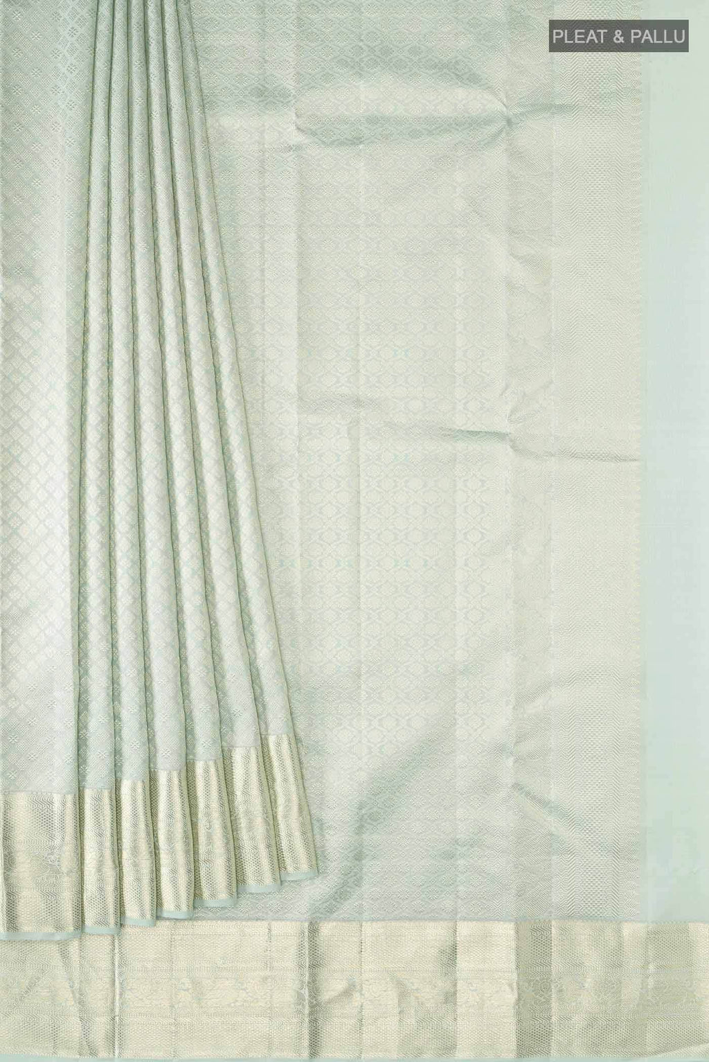 Light Blue Kanchipuram Silk Saree