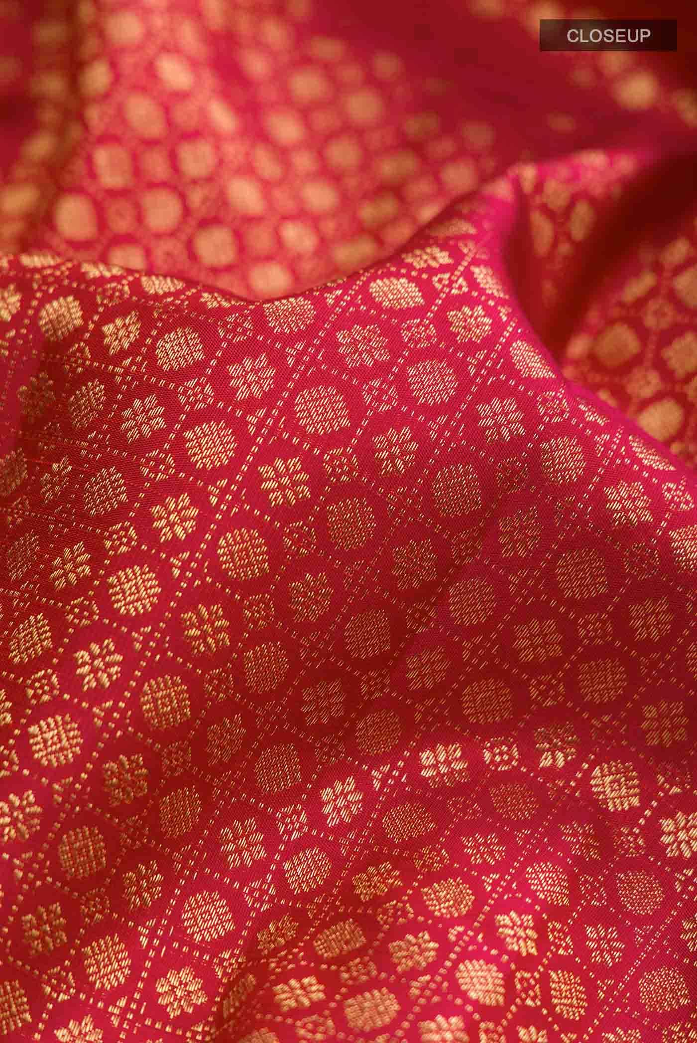 Maroon Kanchipuram Silk Saree