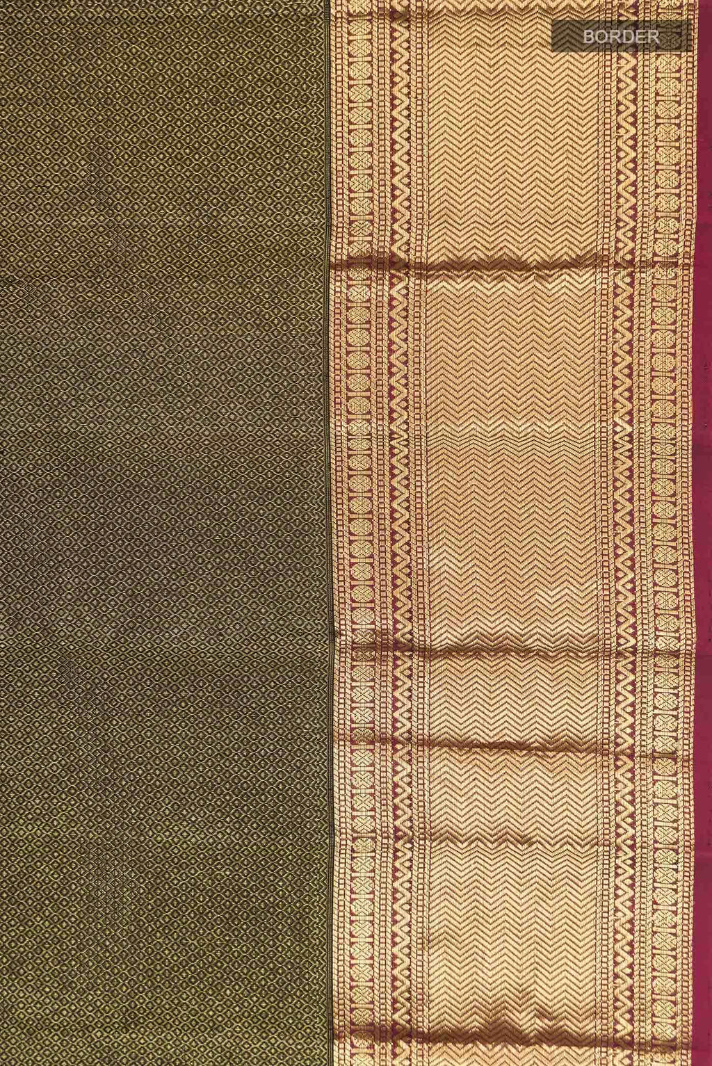 Black Kanchipuram Silk Saree