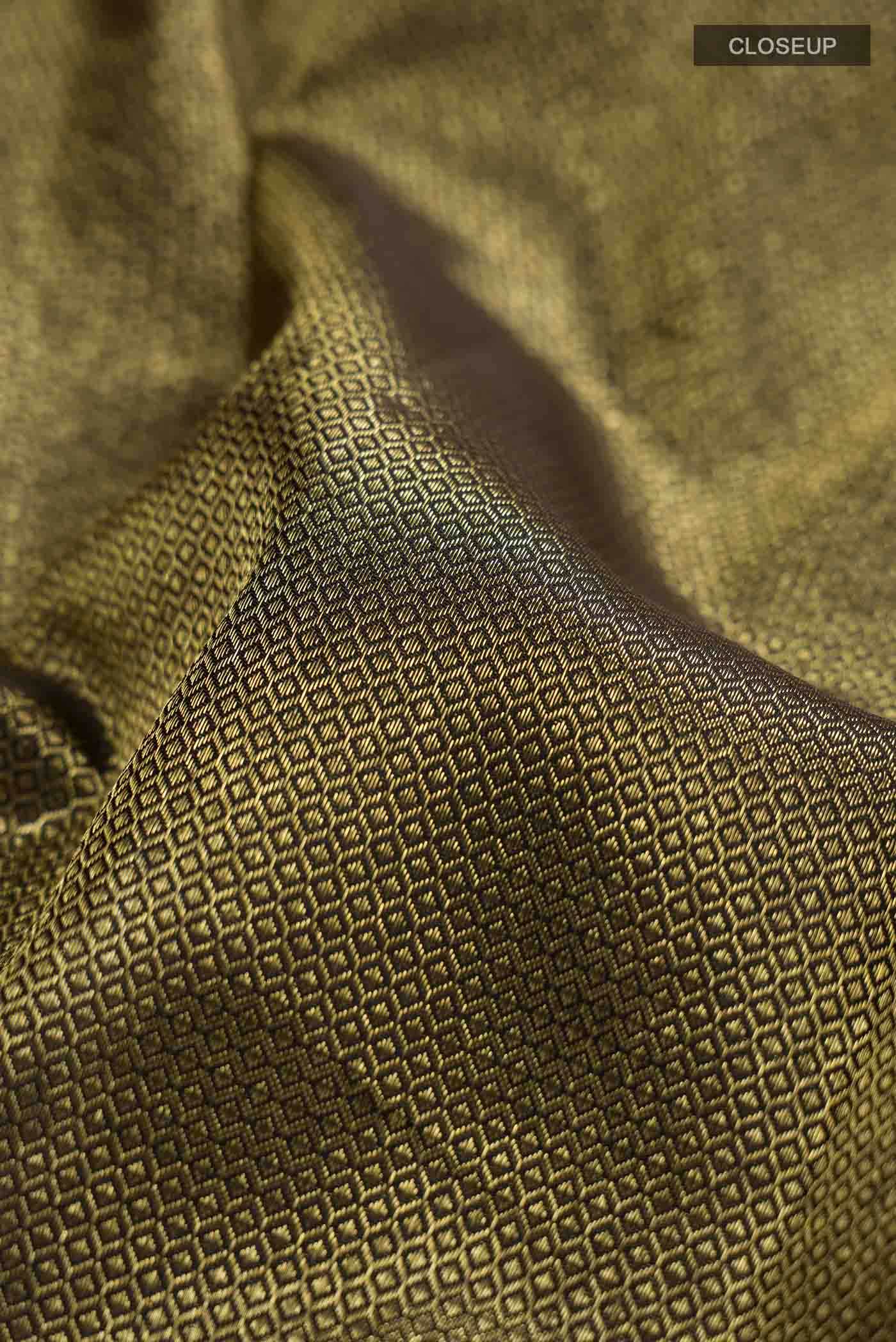 Black Kanchipuram Silk Saree