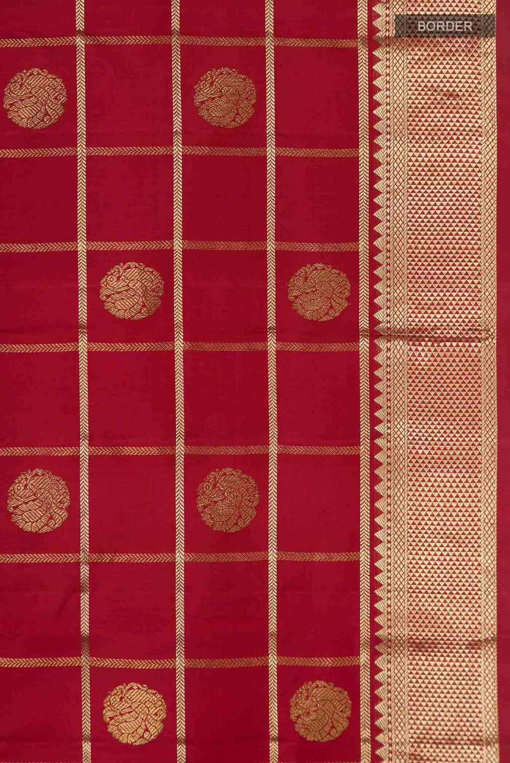 Red Kanchipuram Silk Saree