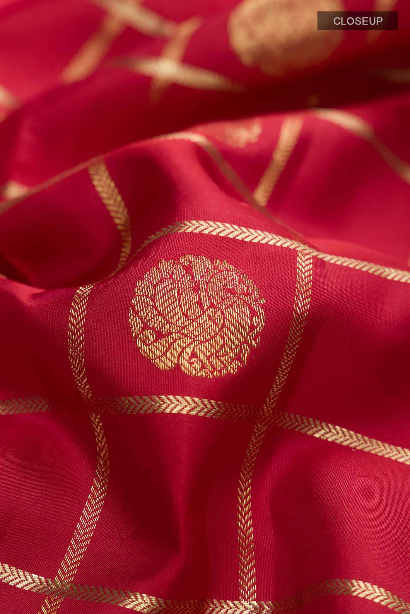 Red Kanchipuram Silk Saree